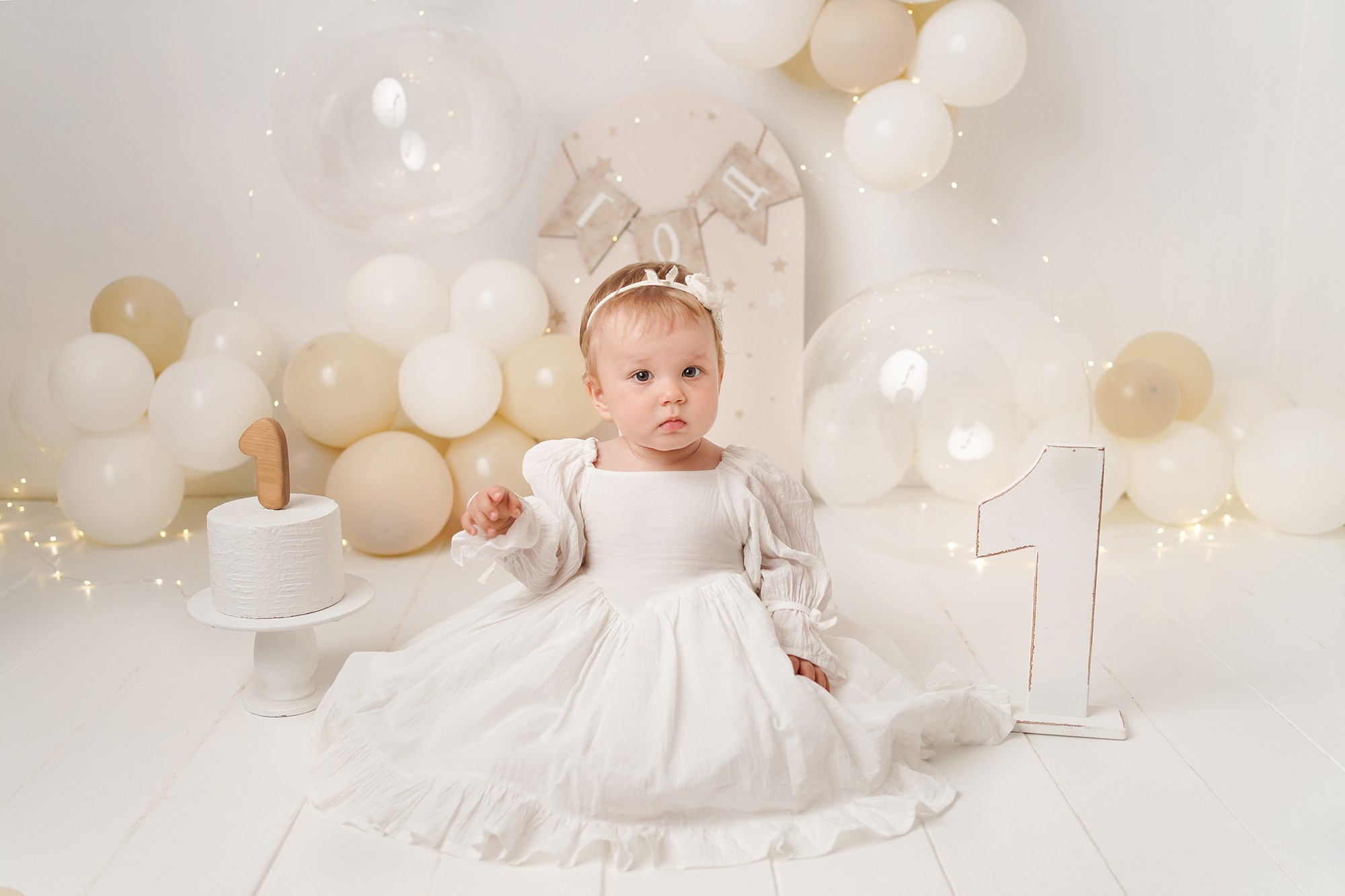 Детская фотосессия Первый годик Оленьки. Детский фотограф и фотограф новорожденных в Калининград Оксана Иваний