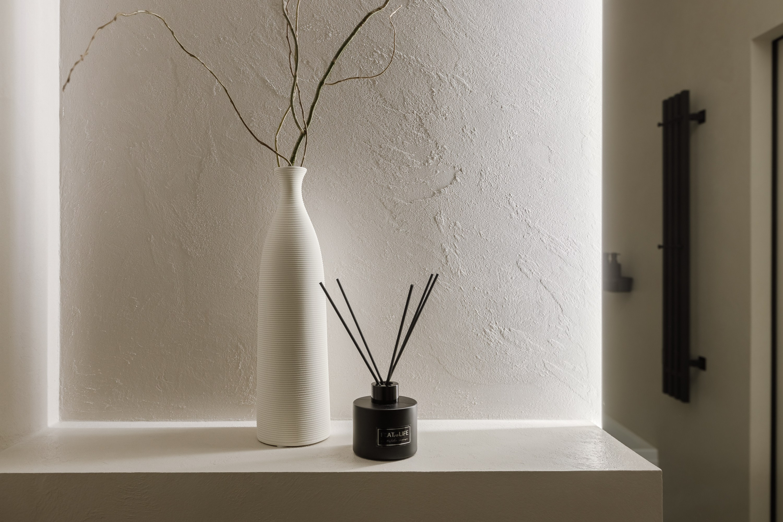 Бежевая квартира в Аэробусе. Интерьерный фотограф в Москве Роман Потапов