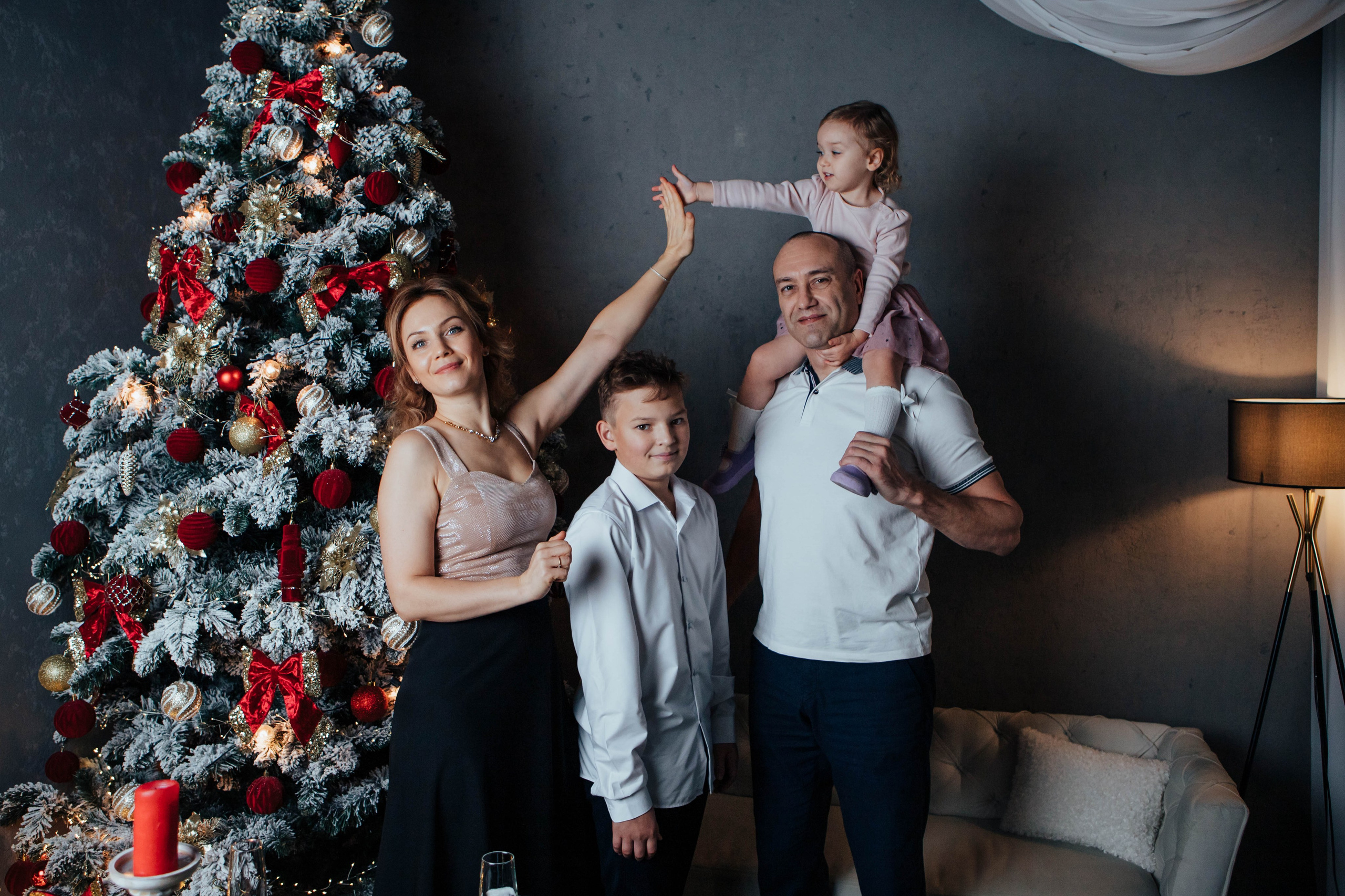 Новогодние фотосесии. Семейный фотограф в Обнинске Вера Весенняя