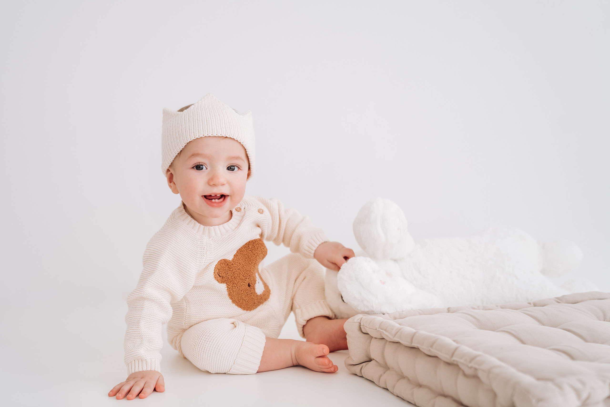 Новогодняя детская фотосессия для Феди. Семейный фотограф СПб Анастасия Василь. Фотосессия на годик