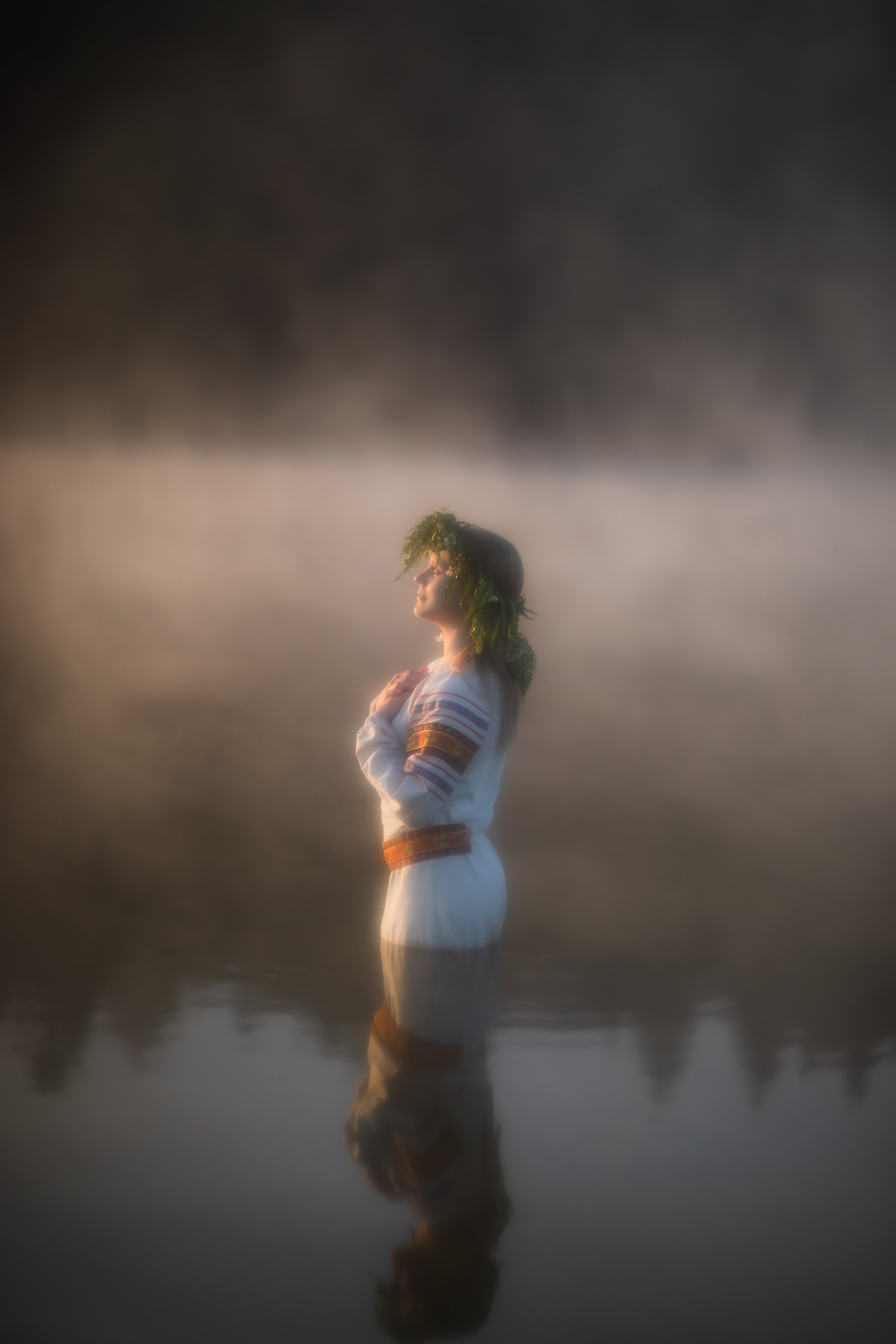 Купальская история на рассвете. Юлия Башкатова, сказочный фотограф, Москва