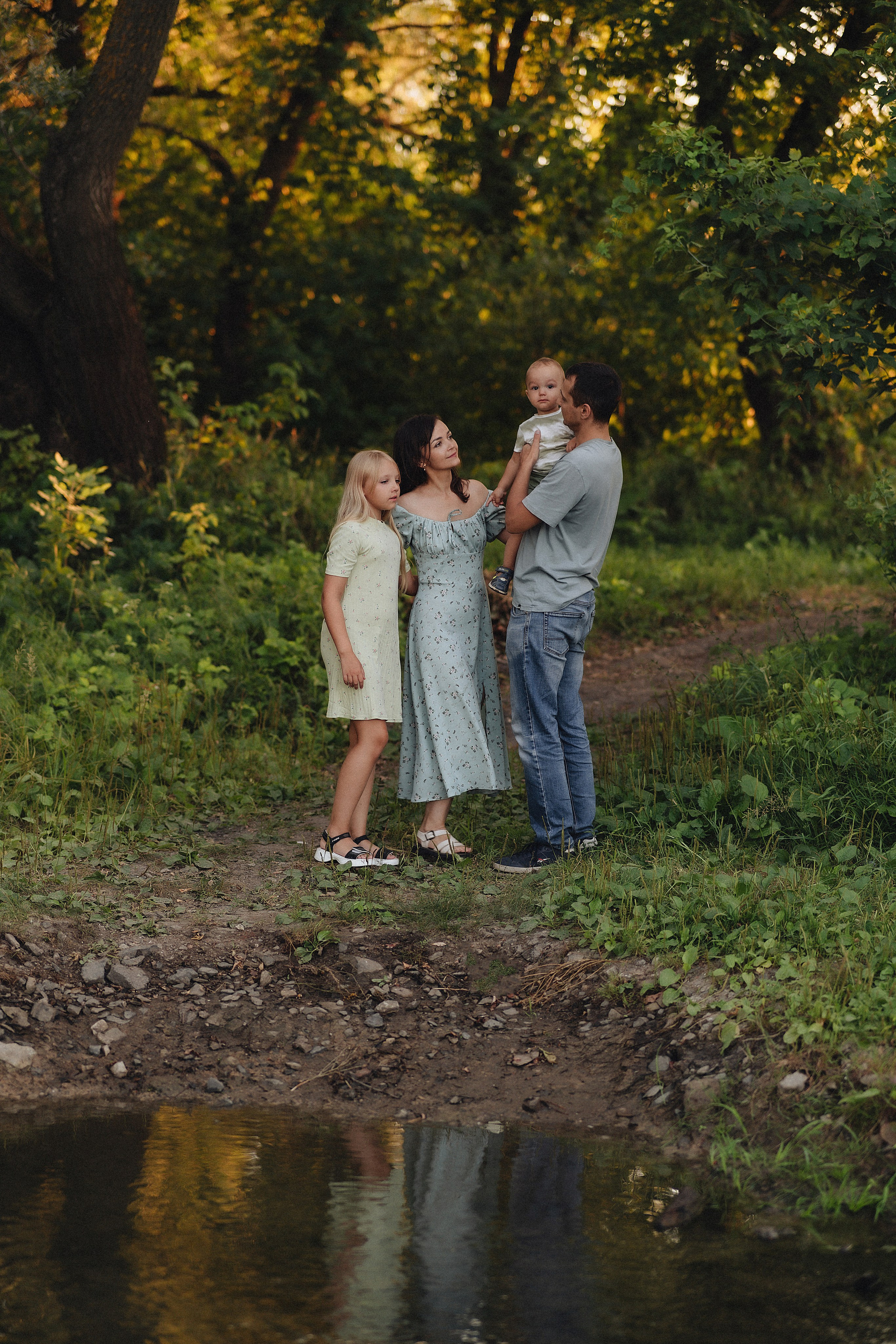 Семейная съемка на закате. Фотограф Карина Шмулёва. Воронеж и область