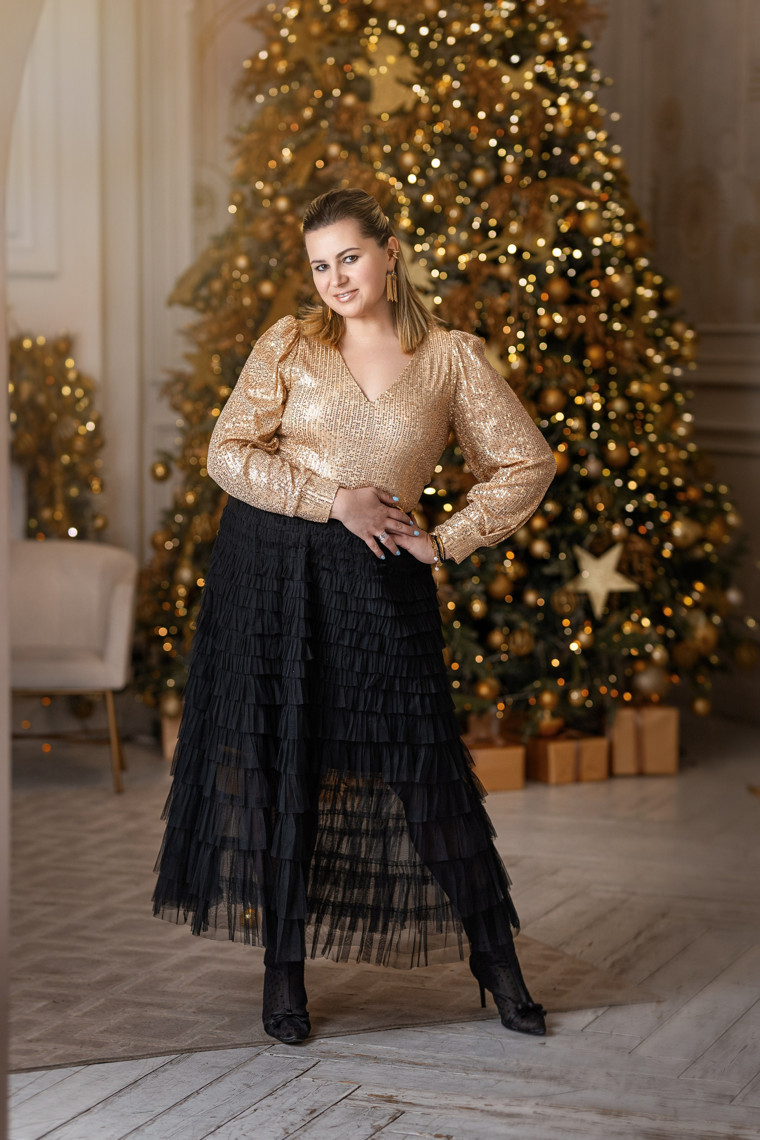 3 поколения. Новогодняя фотосессия. Трубинова Екатерина | Семейный фотограф | Москва