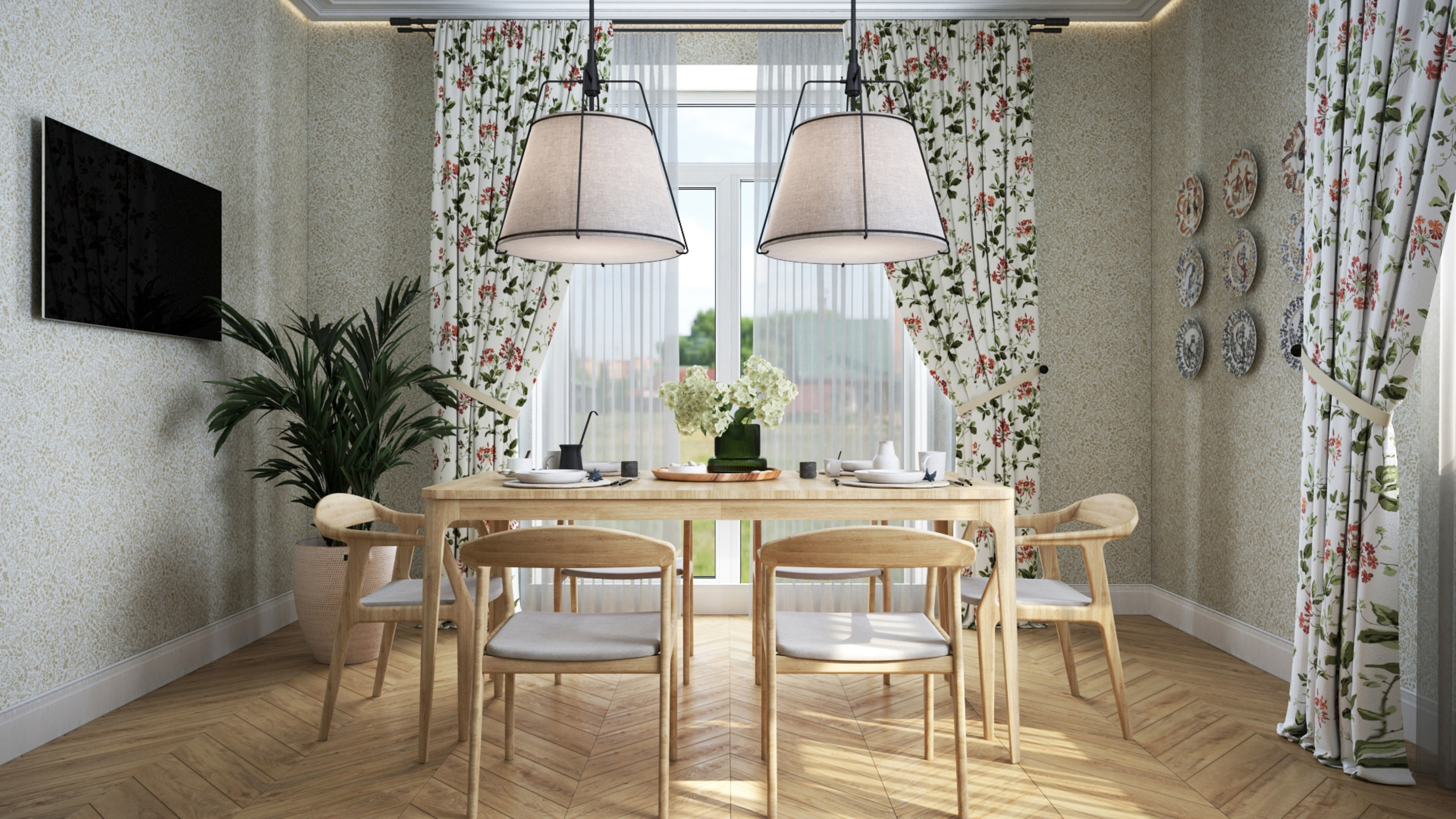 Интерьер загородного дома в стиле прованс. RASEN DESIGN. Архитектурные проекты зданий, интерьеров и благоустройства