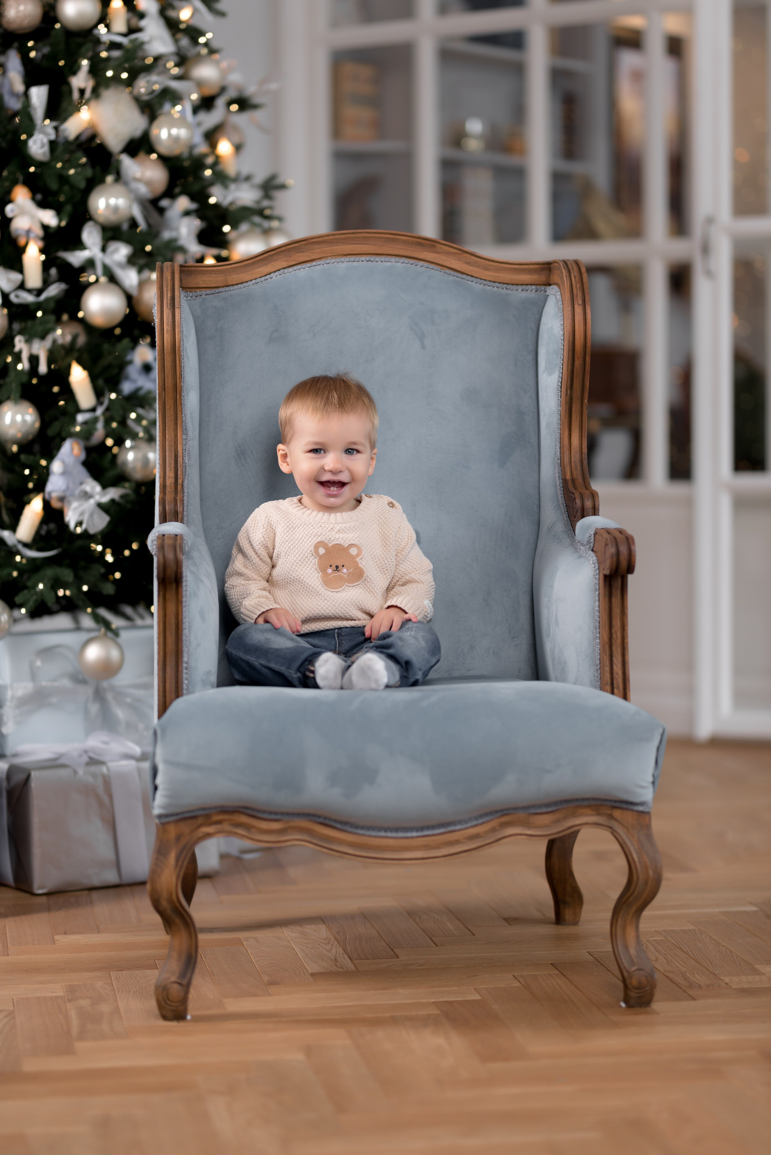 Новогодняя фотосессия Юлия и Саша. Портретный фотограф в г. Москва Солнцево Яковлева Анастасия