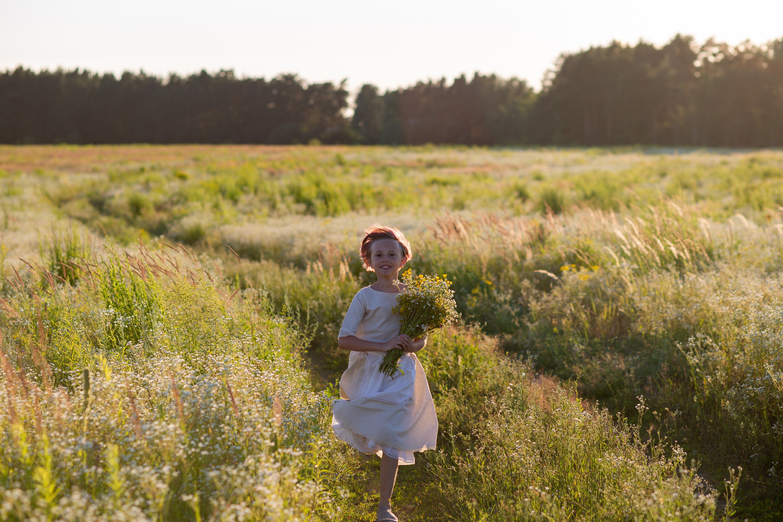 Фотосессия в ромашках. Галина Шарапова Детский и семейный фотограф Москва