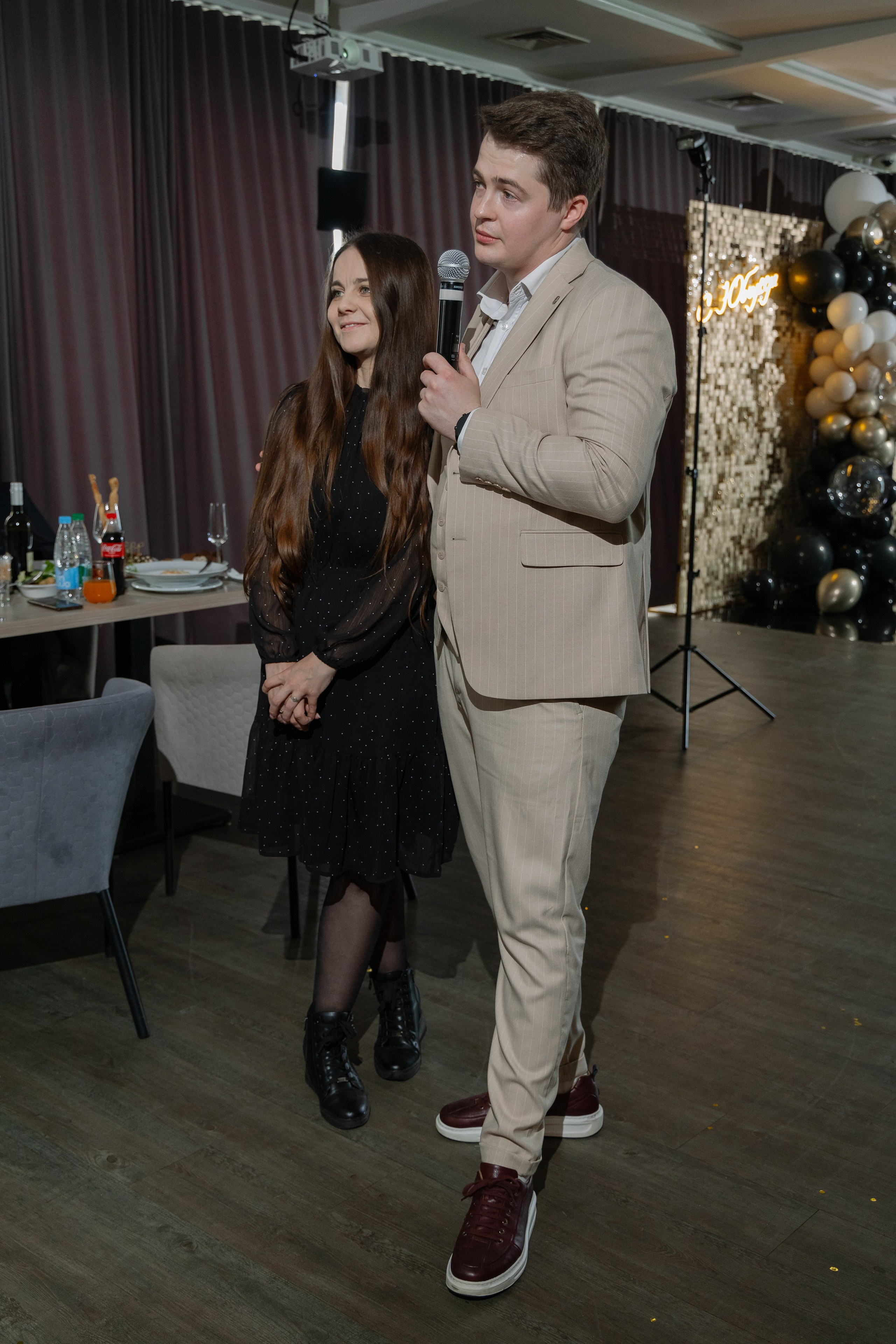 Фотосъемка юбилея в кафе BALDENINI в Минске. Свадебный фотограф в Минске/Беларуси Сергей Спиридонов