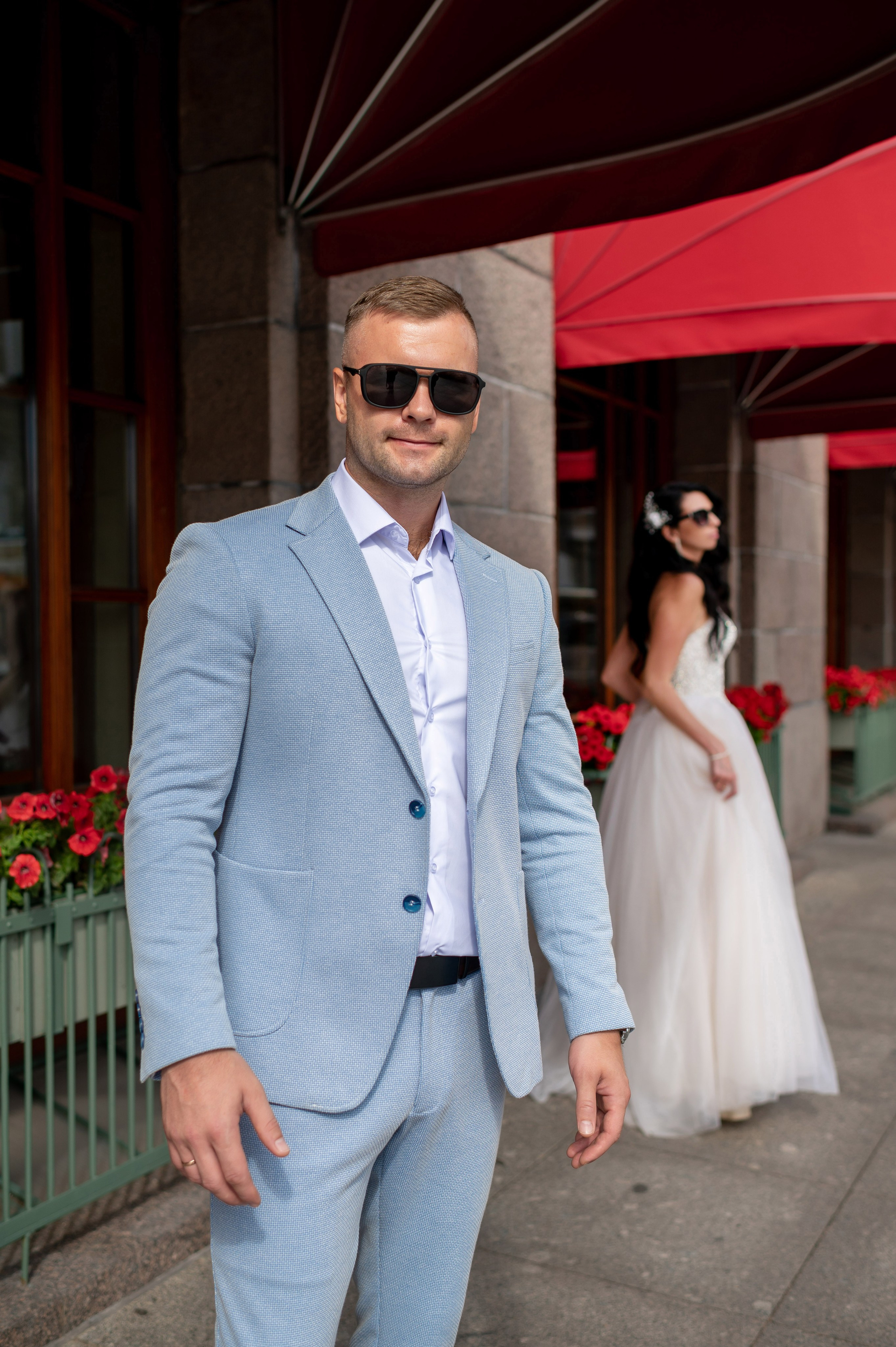 Елена и Илья (фотосессия у городской Невской Ратуши, Исаакиевская площадь). Портретный, семейный и свадебный фотограф в Санкт-Петербурге и в Пушкине Ширяев Денис