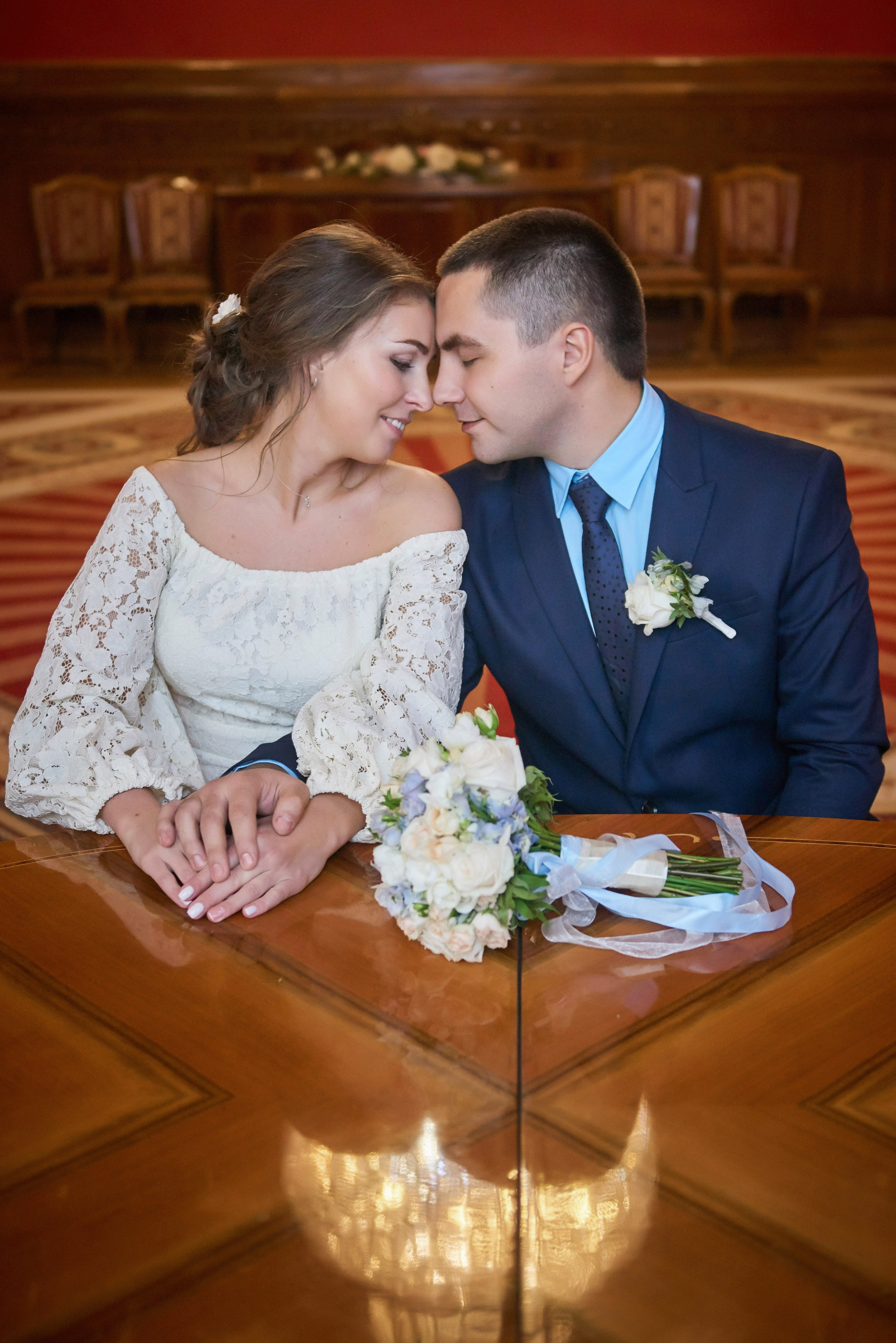 Свадебная фотосессия в студии. Портретный, семейный и свадебный фотограф в Санкт-Петербурге и в Пушкине Ширяев Денис