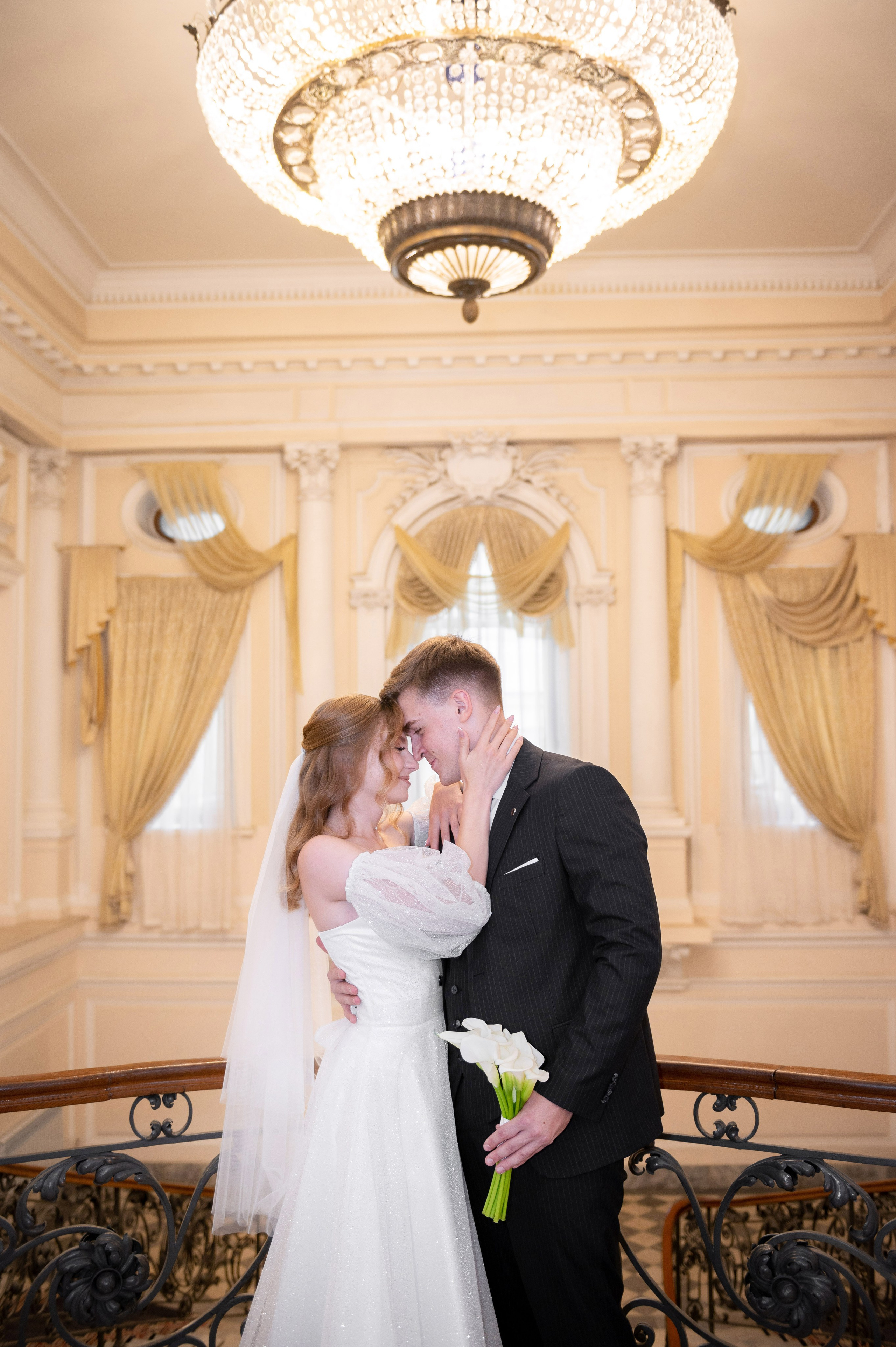 Анастасия и Михаил (Второй Дворец Бракосочетания на Фурштатской улице 52, фотосессия в Таврическом парке). Портретный, семейный и свадебный фотограф в Санкт-Петербурге и в Пушкине Ширяев Денис