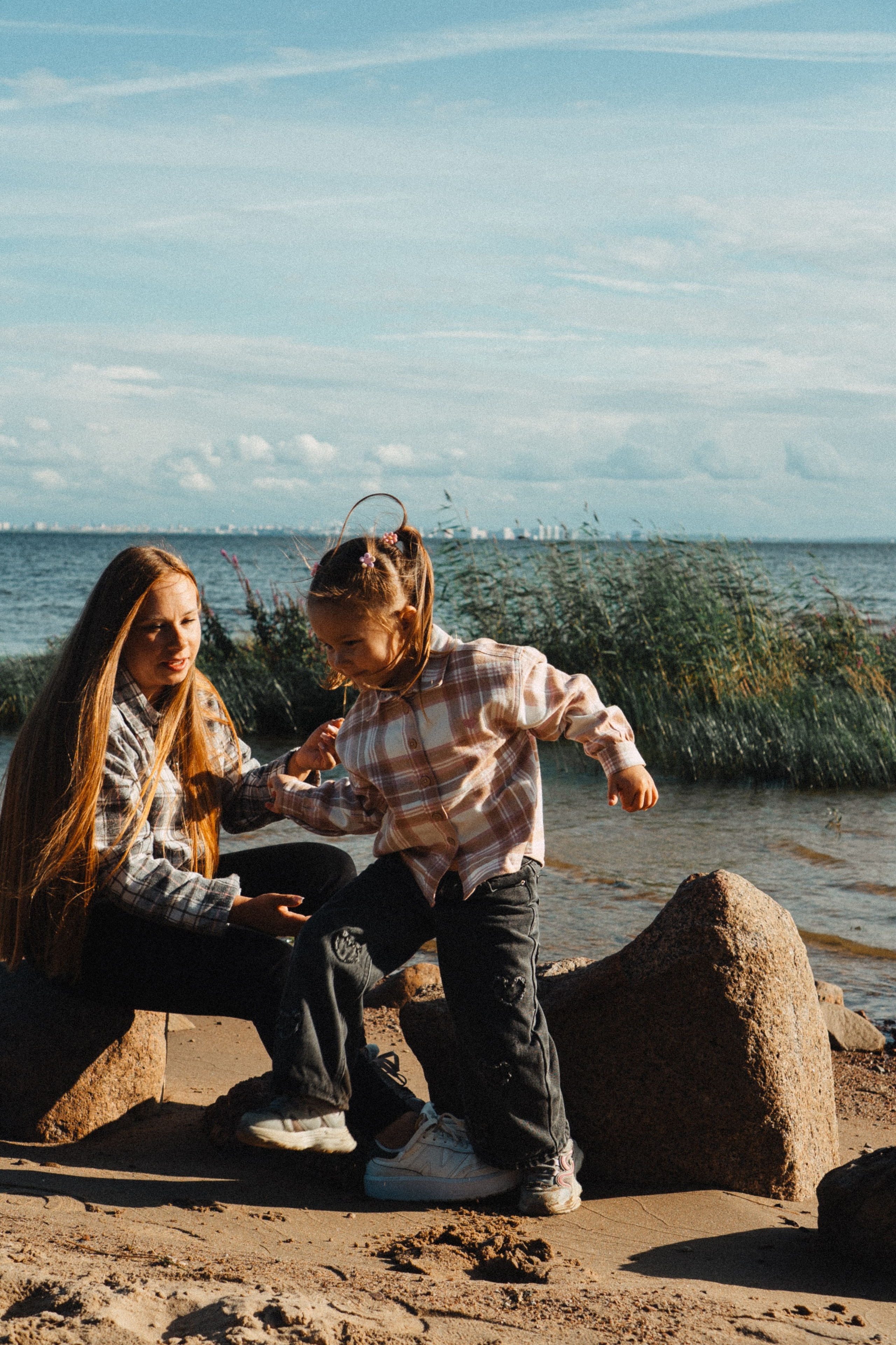 МАМА И ДОЧКА НА ФИНСКОМ ЗАЛИВЕ. Профессиональный фотограф, Санкт-Петербург — Виктория Богомолова