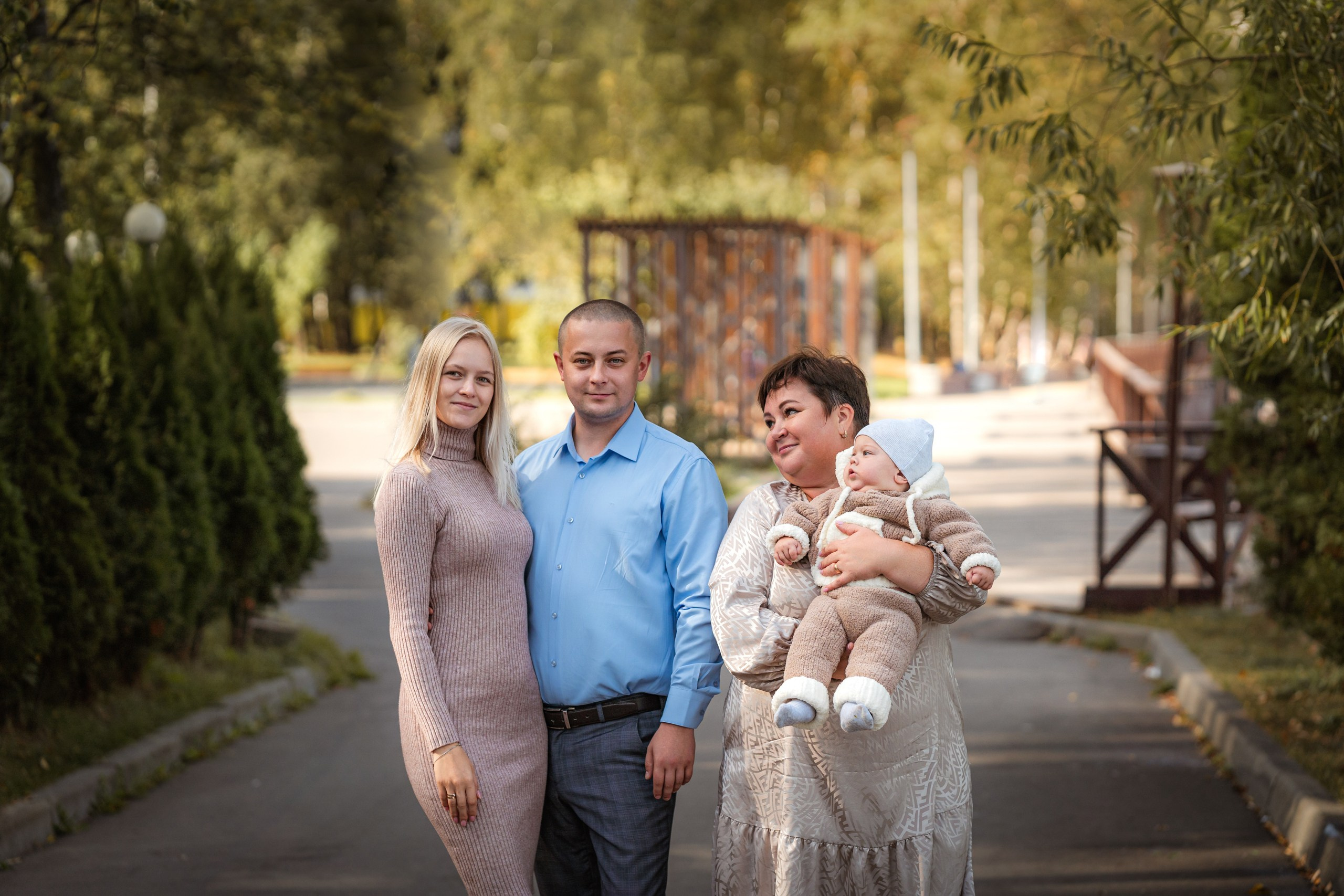 Фотопрогулка осенью. Семья Ирины