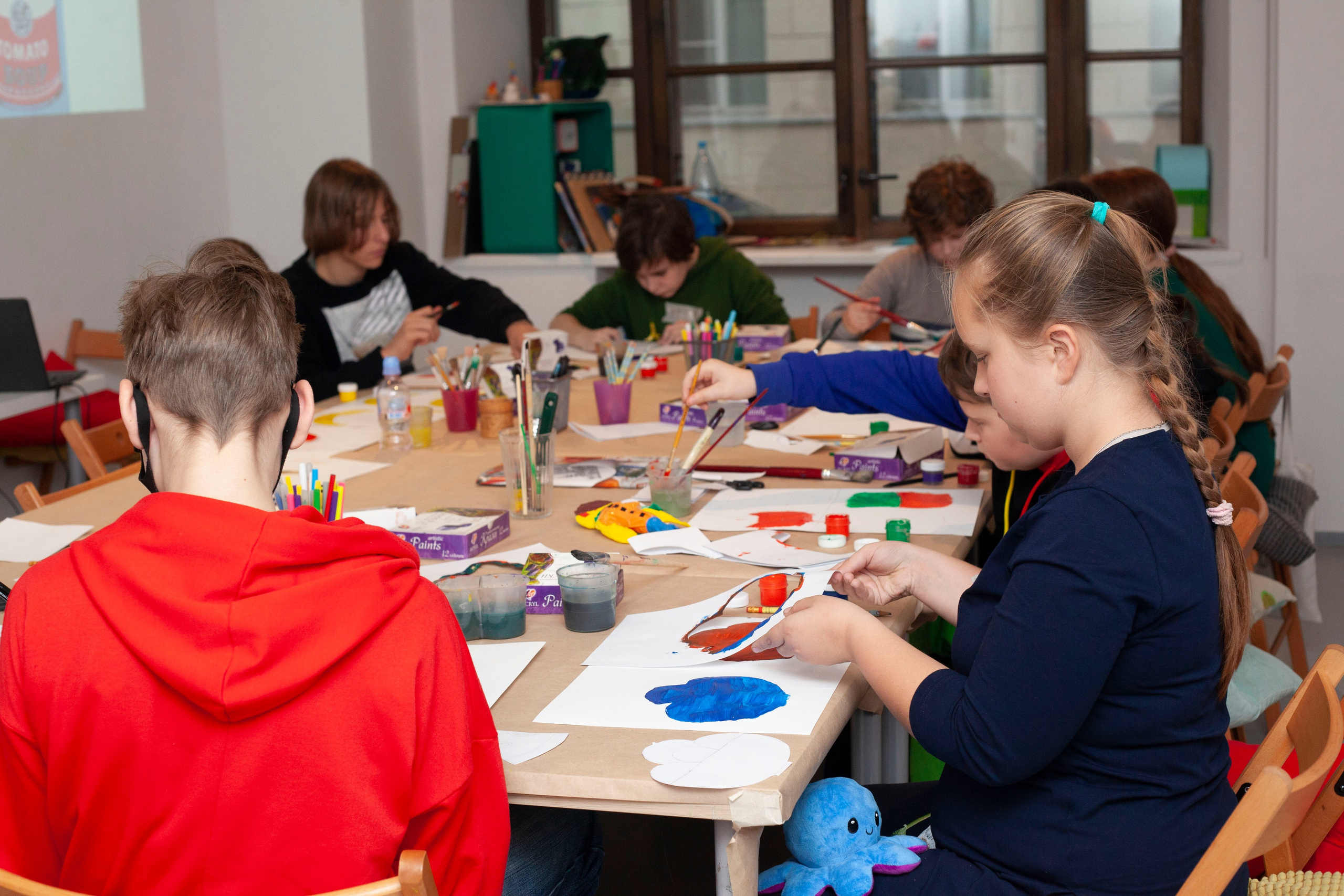 Детский мастер-класс в ММОМА. Stanislav Baryshev — People. Emotions. Atmosphere