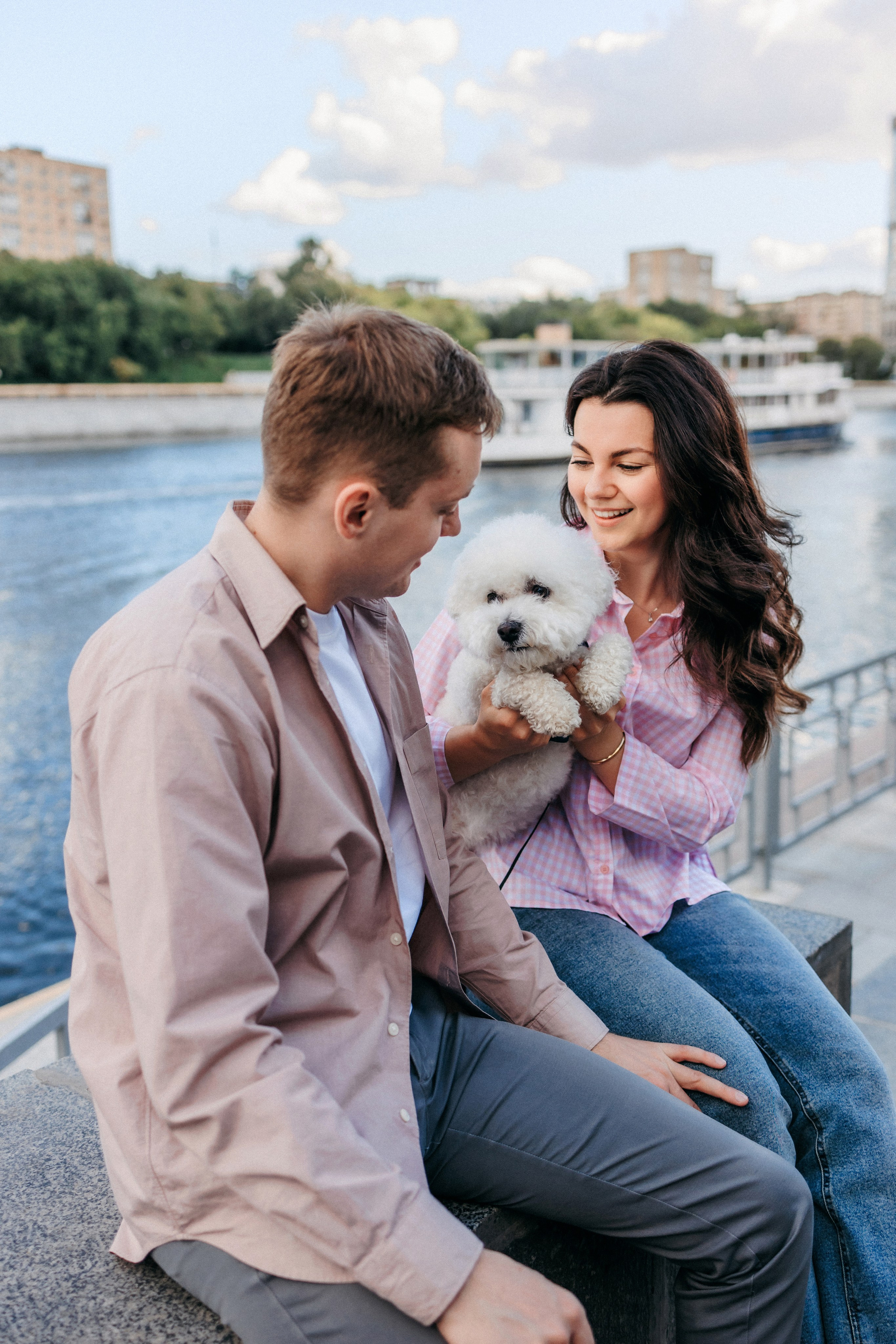 Марина, Данил и Бруно. Фотограф-анималист Елена Радченко, Москва