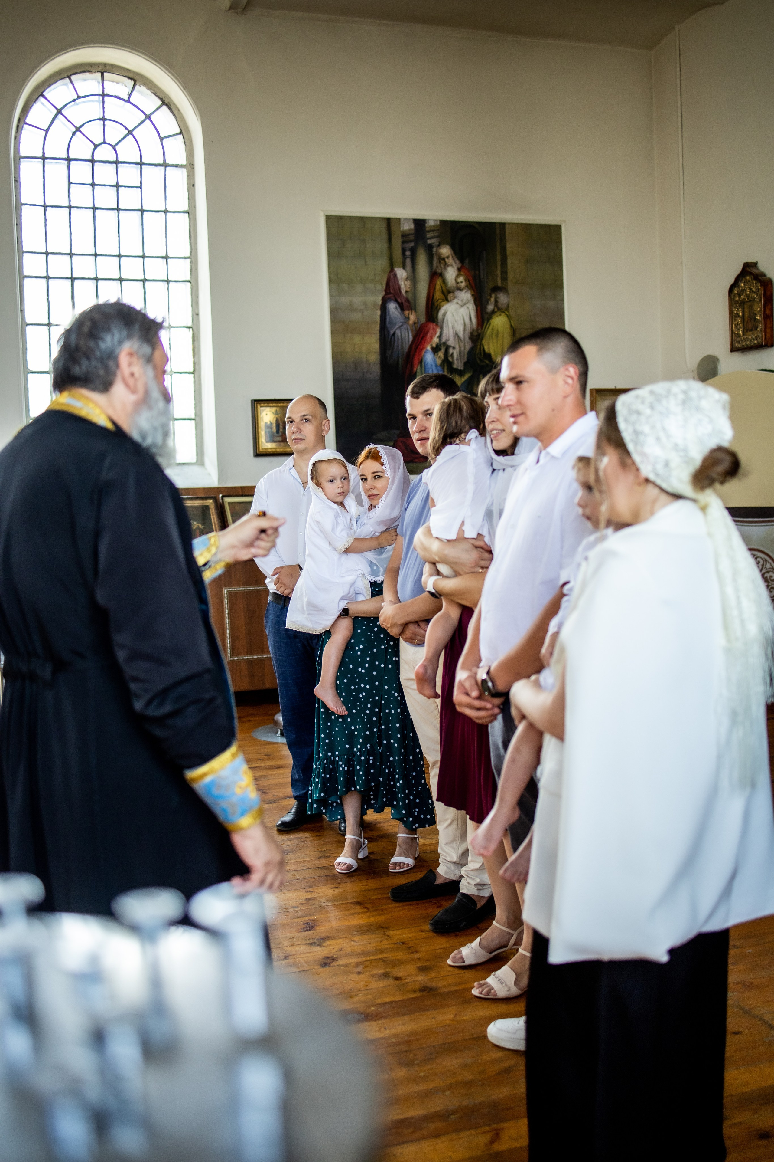Таинство Крещения Евы, Арины и Дарьи. Фотограф Надежда Лукьянова