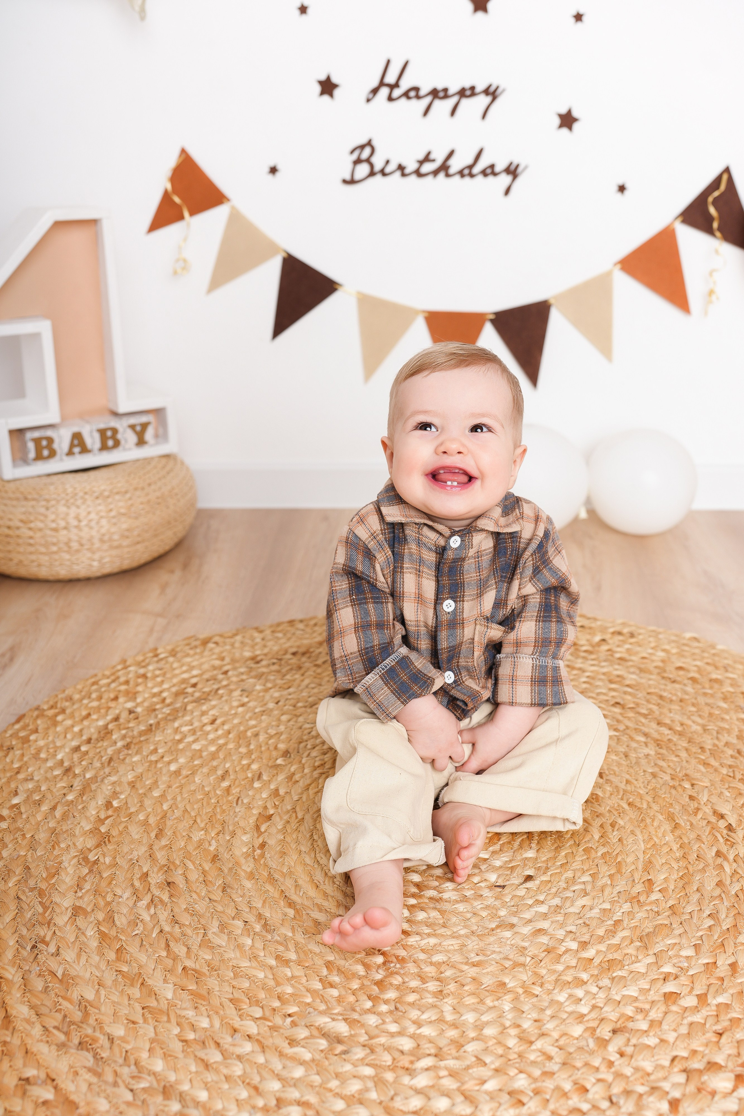 Годик. Фотограф новорожденных и детский фотограф в Екатеринбурге Ксени