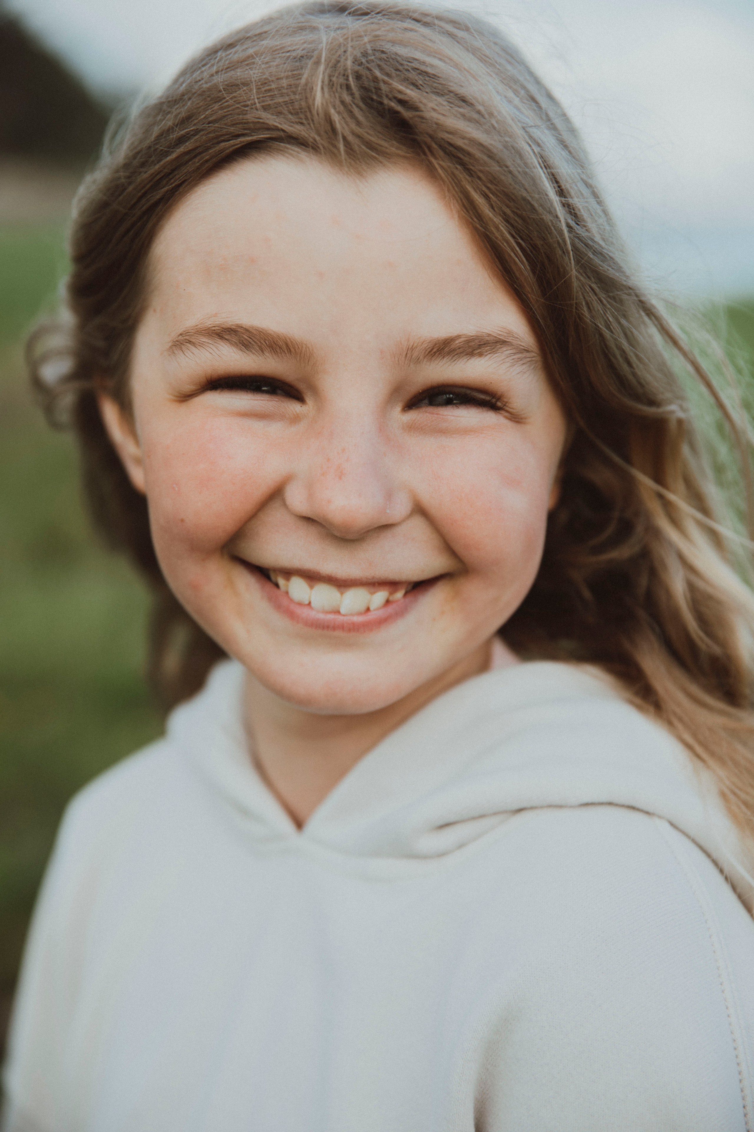 детский портрет на природе