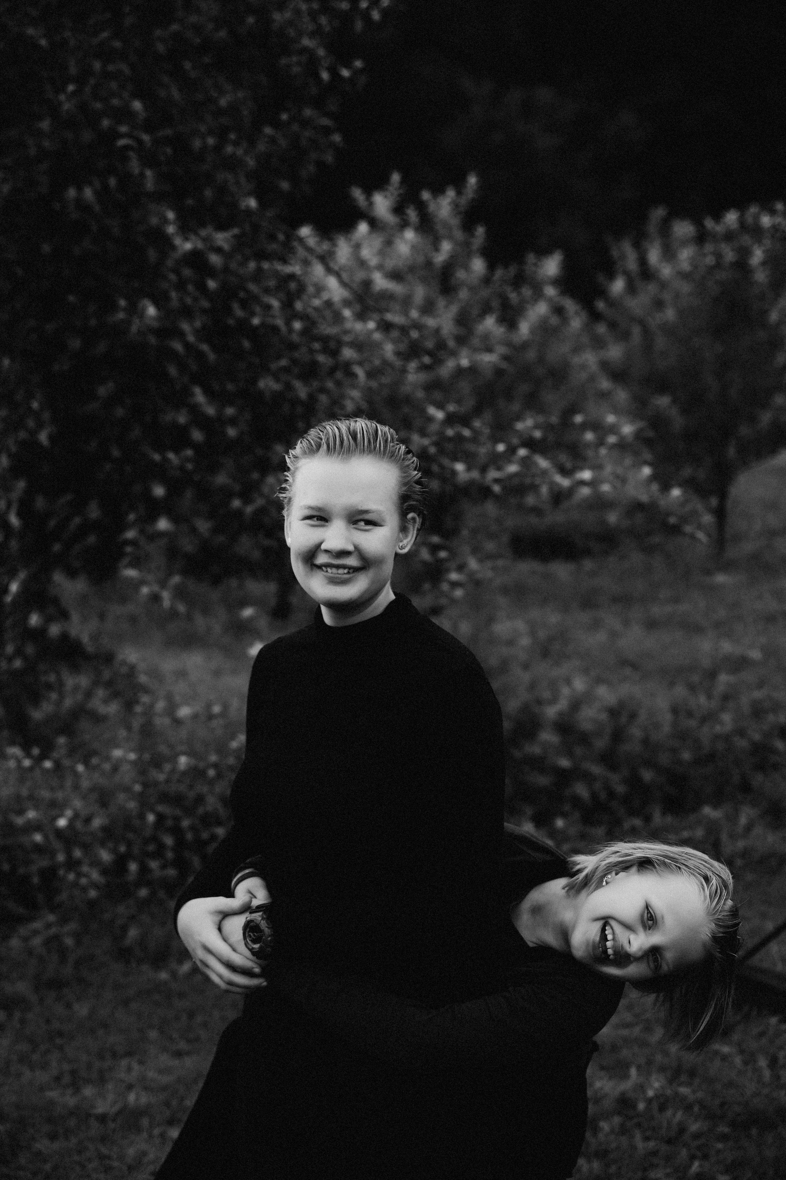 необычная фотосессия сестёр в Москве