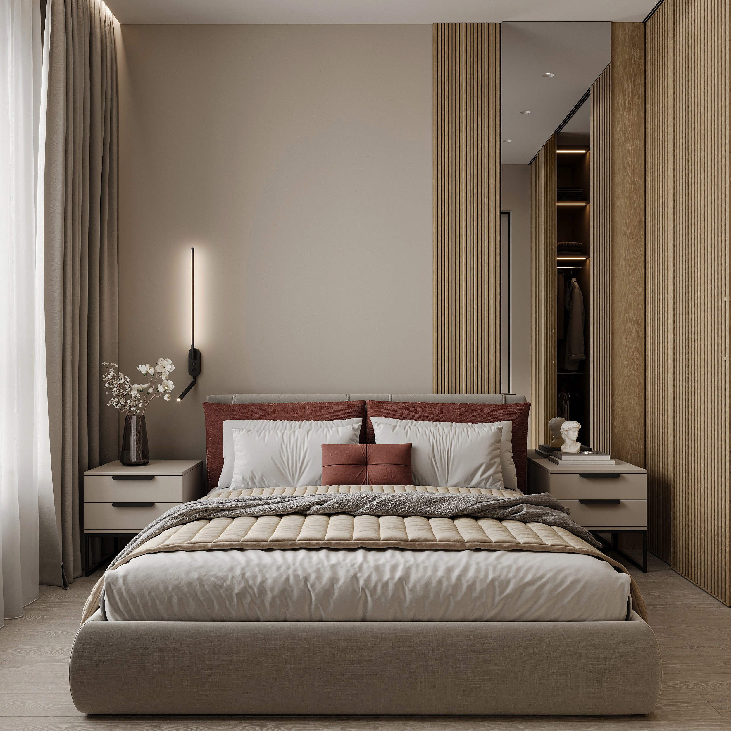 Квартира в Москве под сдачу. 3d визуализатор интерьера Нургалиева Диана