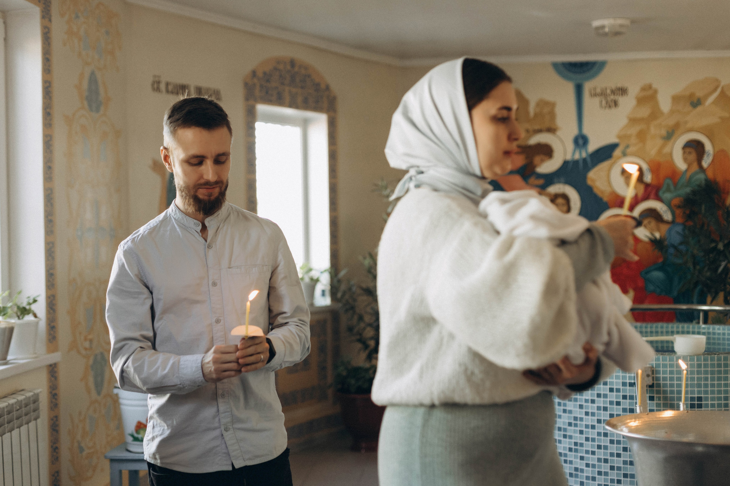 Крестины Александры. Портретный и свадебный фотограф в Астрахани Сабира Аубекерова
