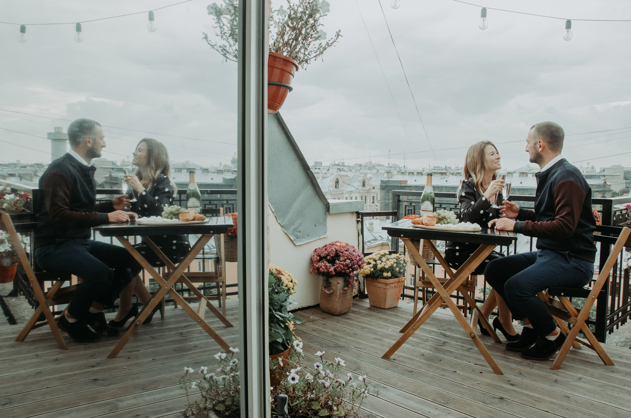 Романтическое свидание. Портретный и лайфстайл фотограф в Санкт-Петербурге