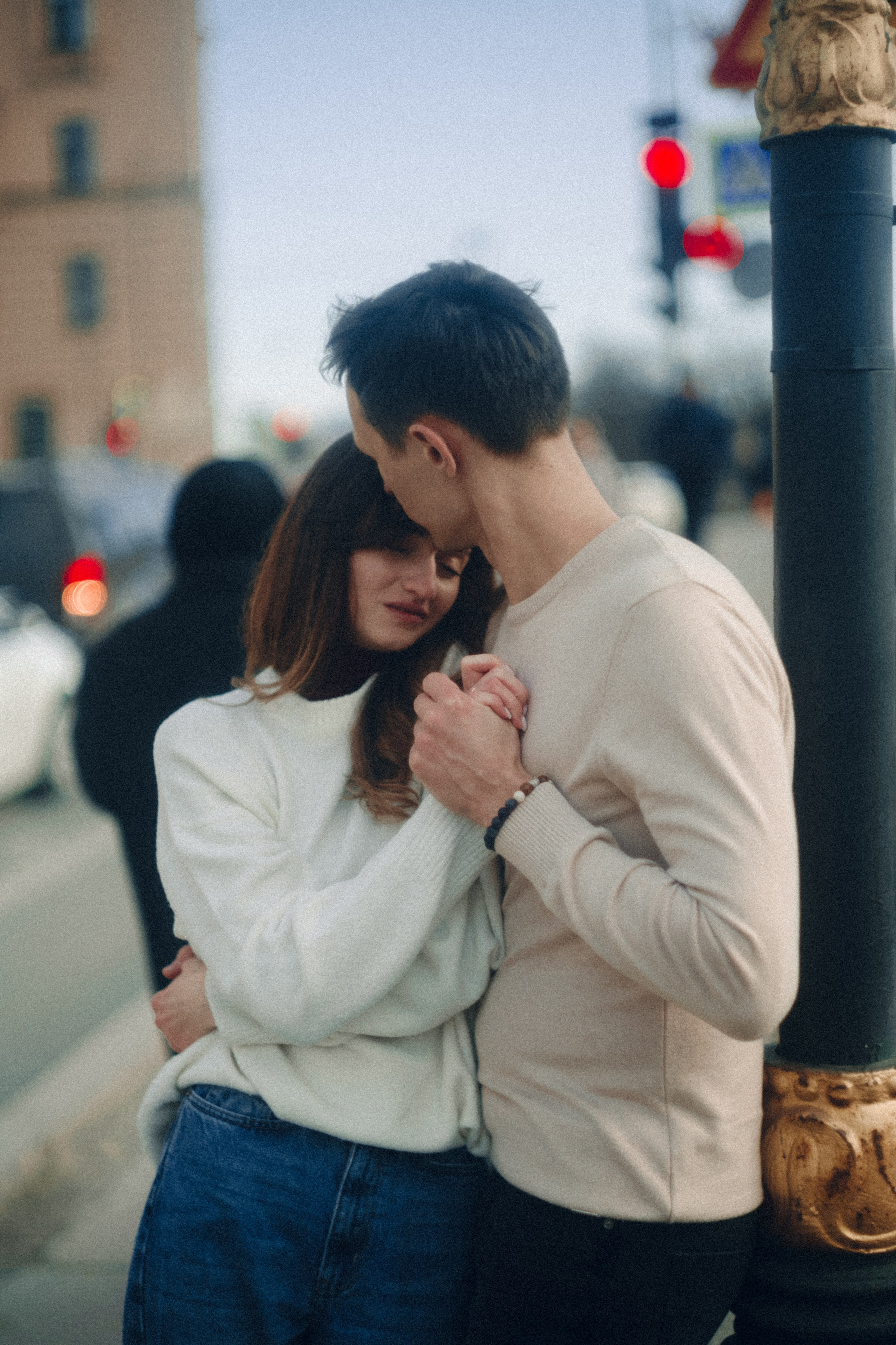 Любовная фотосъёмка на улицах в Петербурге