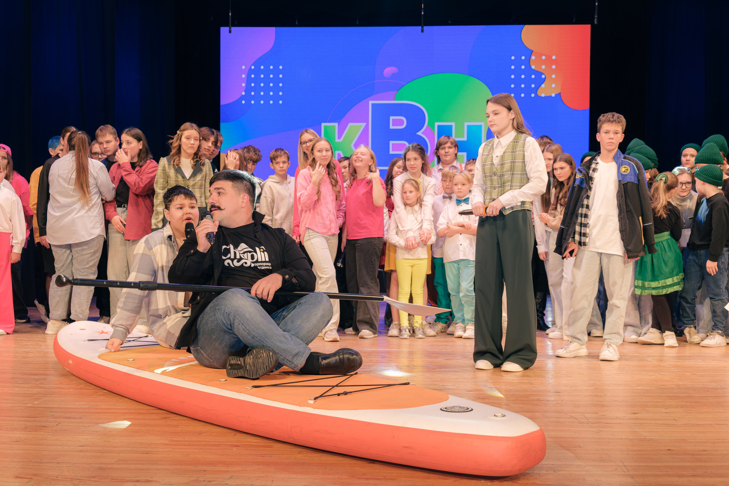 Осенний кубок КВН лиги «Зелёная». Междуреченск. Фотограф — Никита Максимов