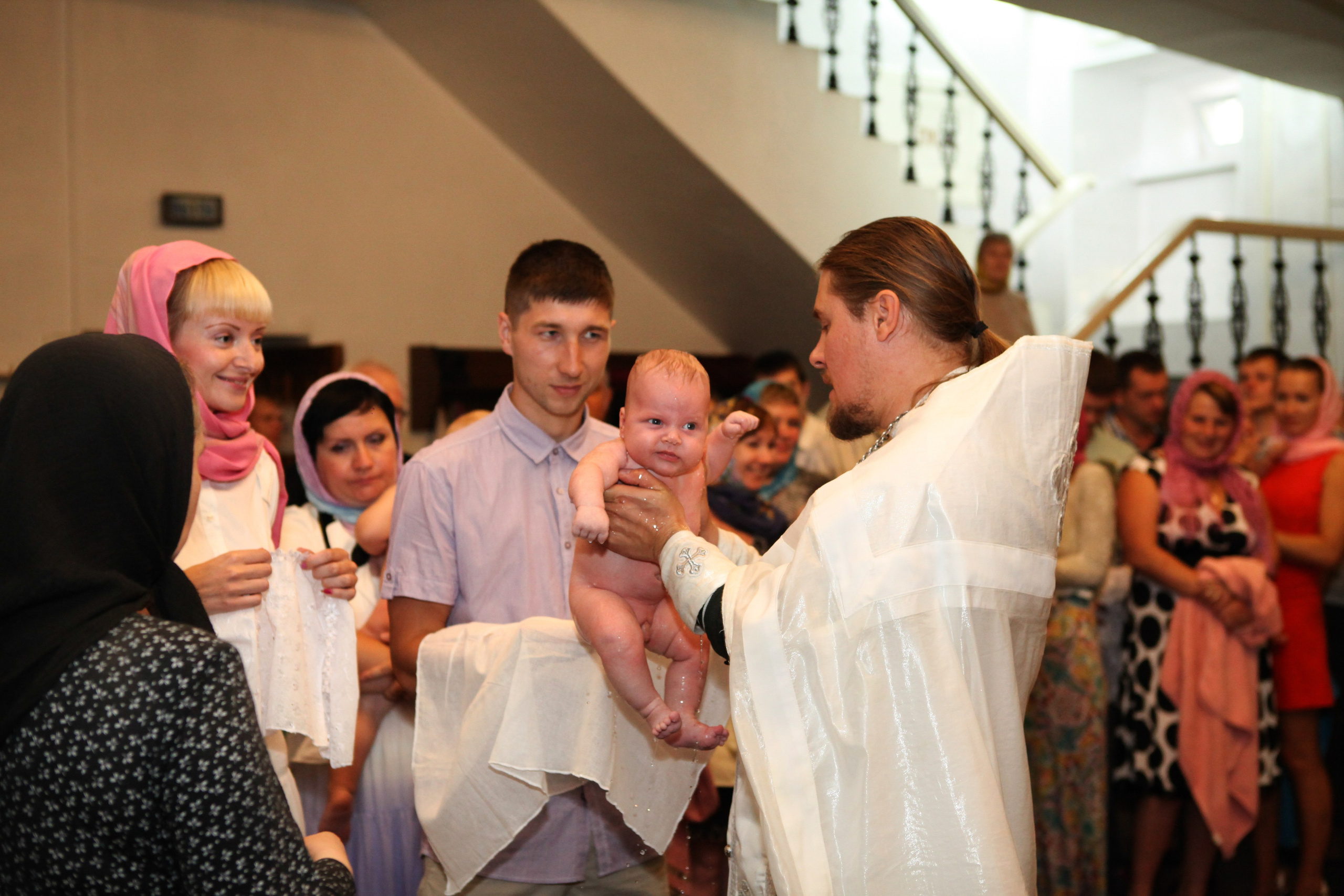 Крещение Георгия. Фотограф Александр Заломаев
