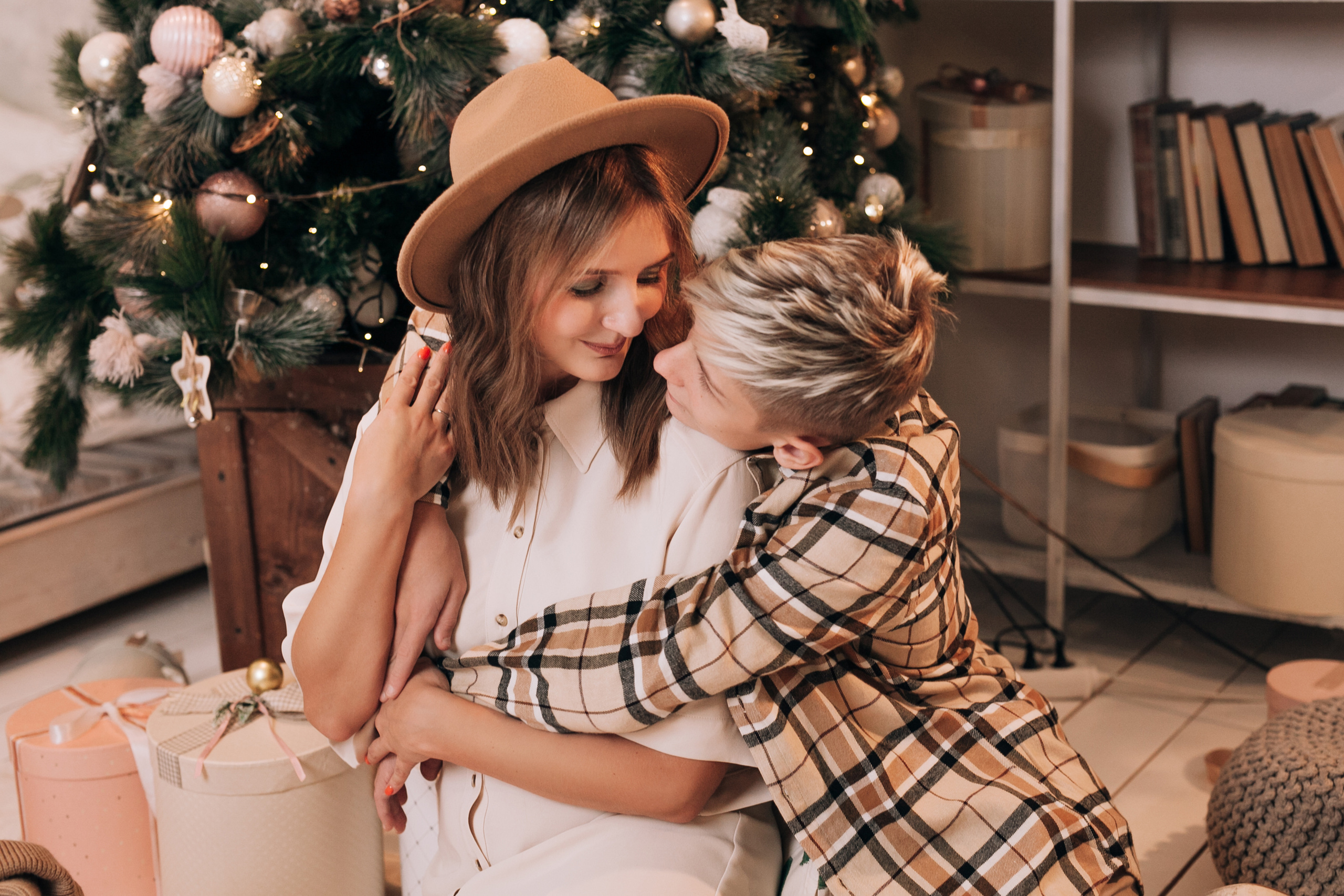 Семейный новогодний альбом. Семейный фотограф, свадебный фотограф, женский портрет в Санкт-Петербу