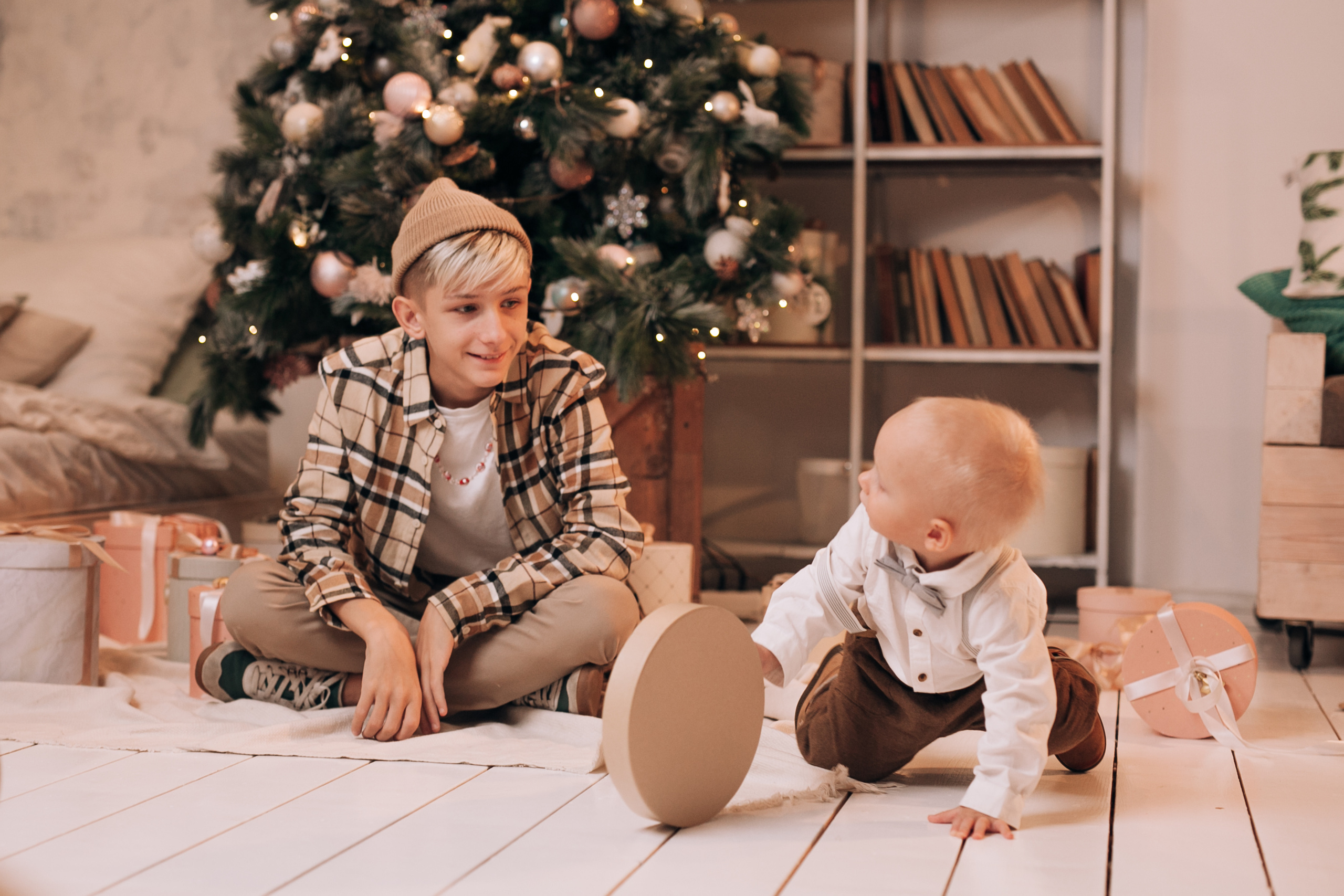 Семейный новогодний альбом. Семейный фотограф, свадебный фотограф, женский портрет в Санкт-Петербу
