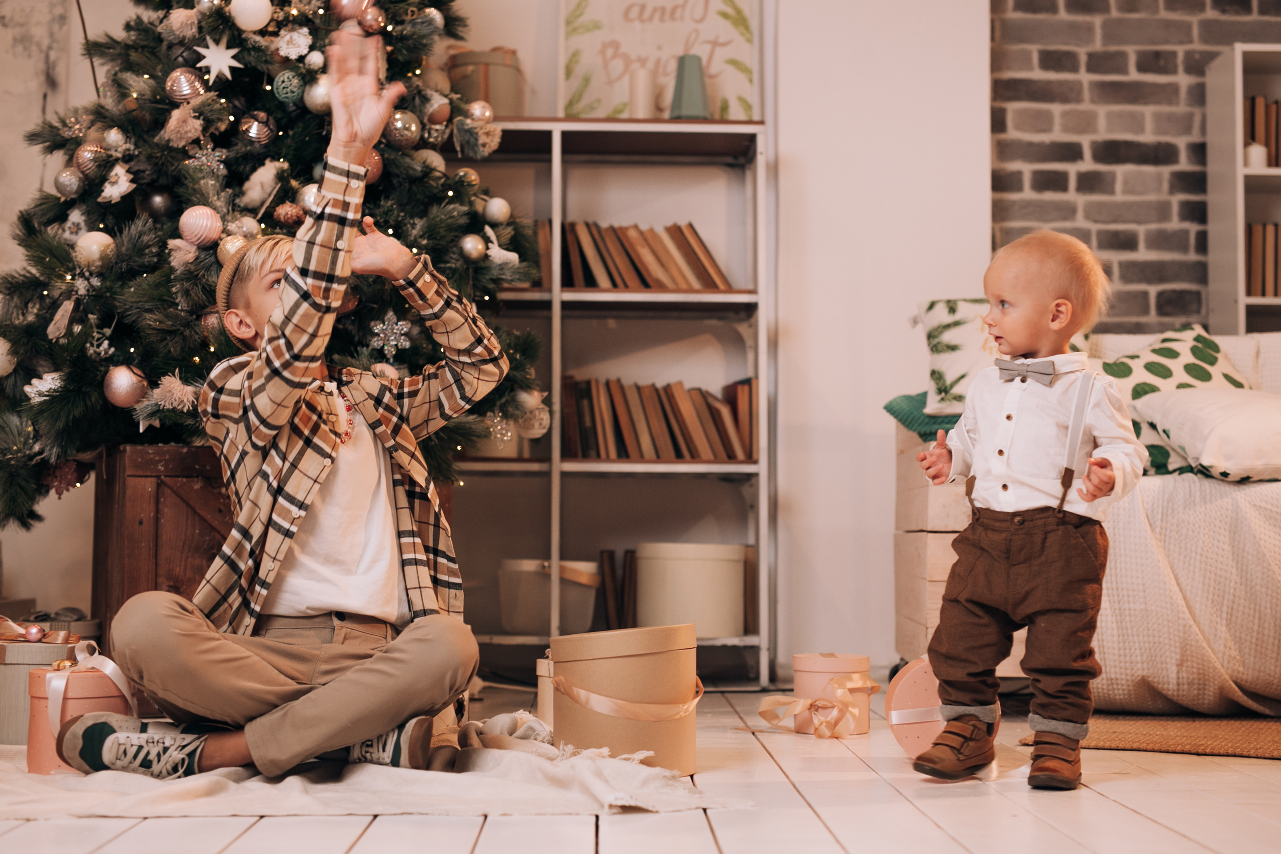 Семейный новогодний альбом. Семейный фотограф, свадебный фотограф, женский портрет в Санкт-Петербу