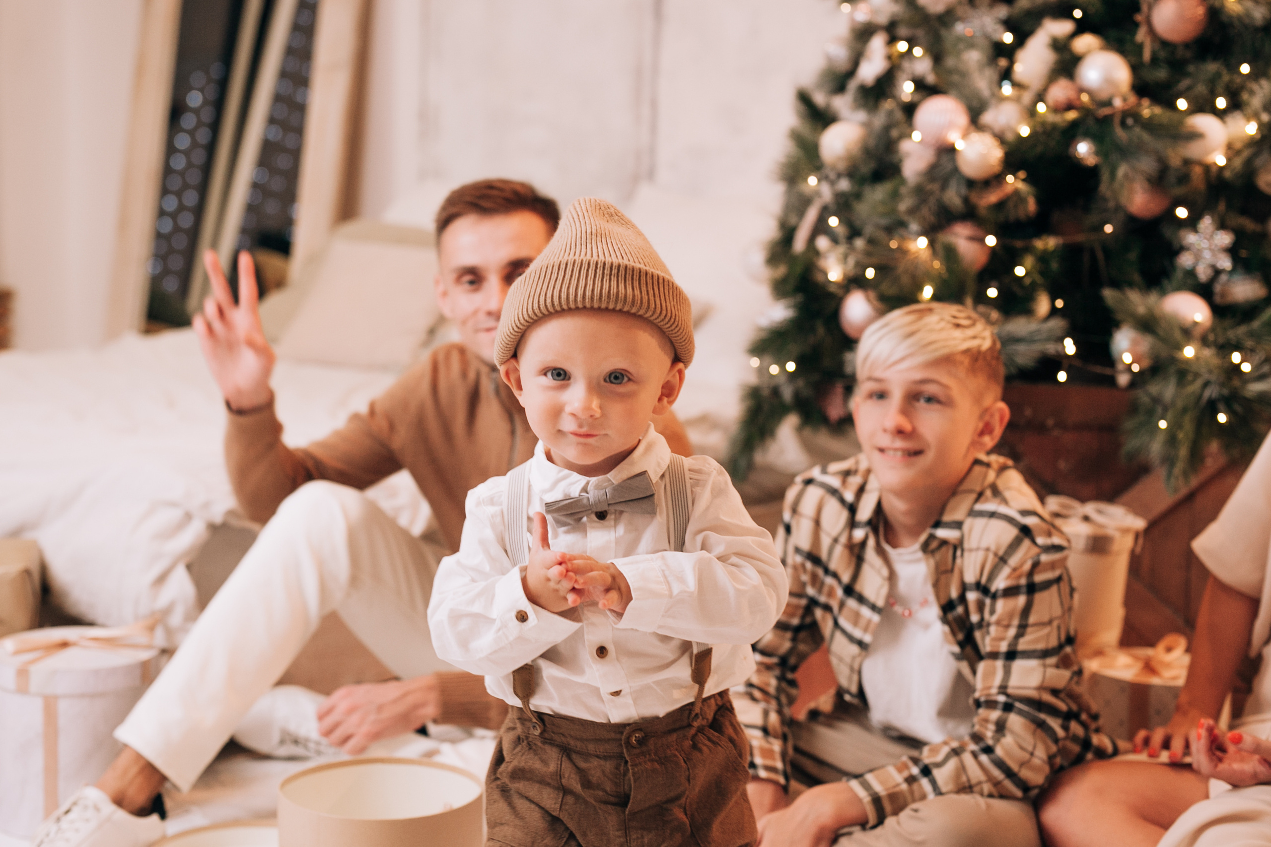Семейный новогодний альбом. Семейный фотограф, свадебный фотограф, женский портрет в Санкт-Петербу