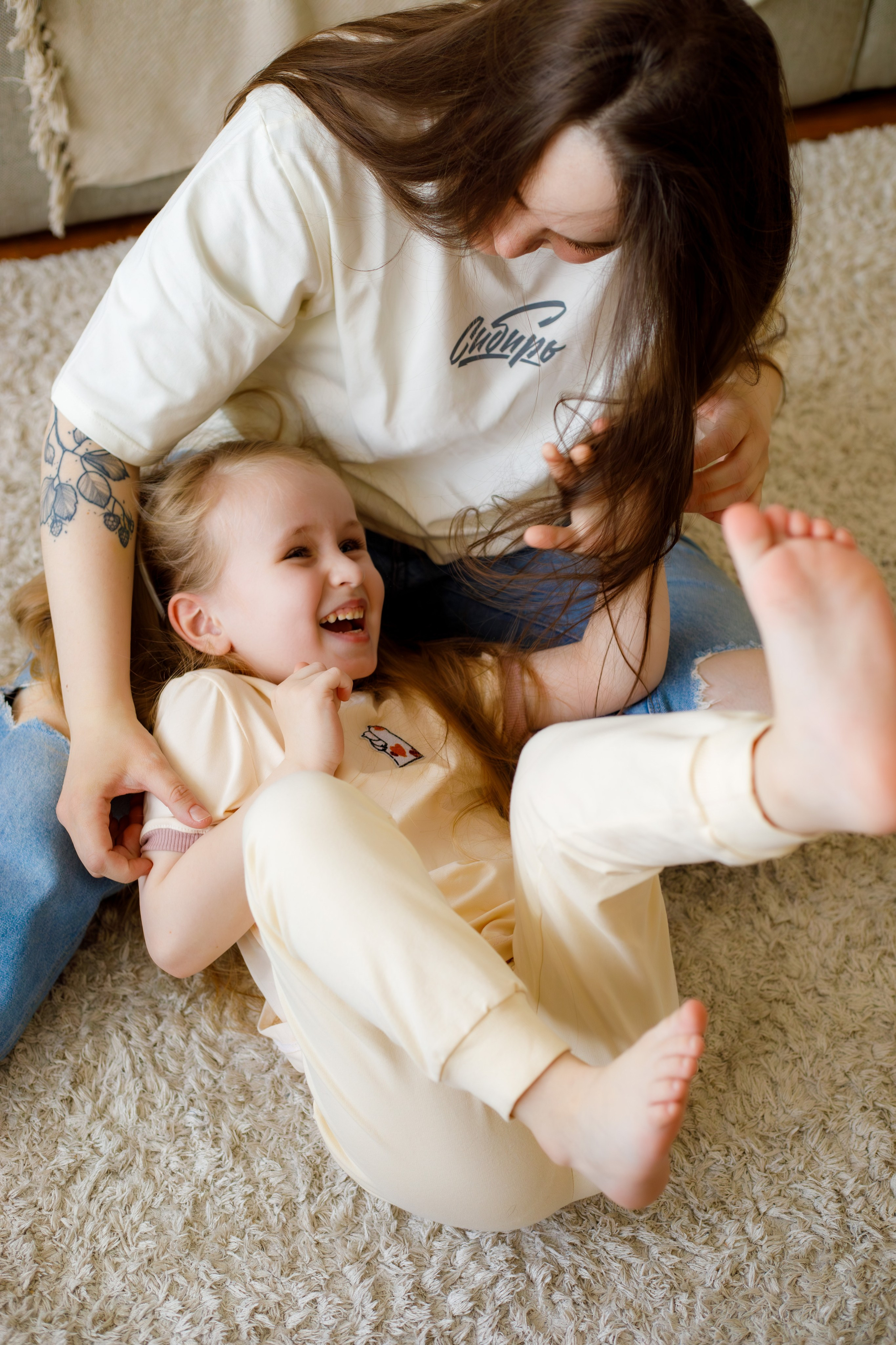 Аннушка и её семья. Фотограф Екатерина Козловская