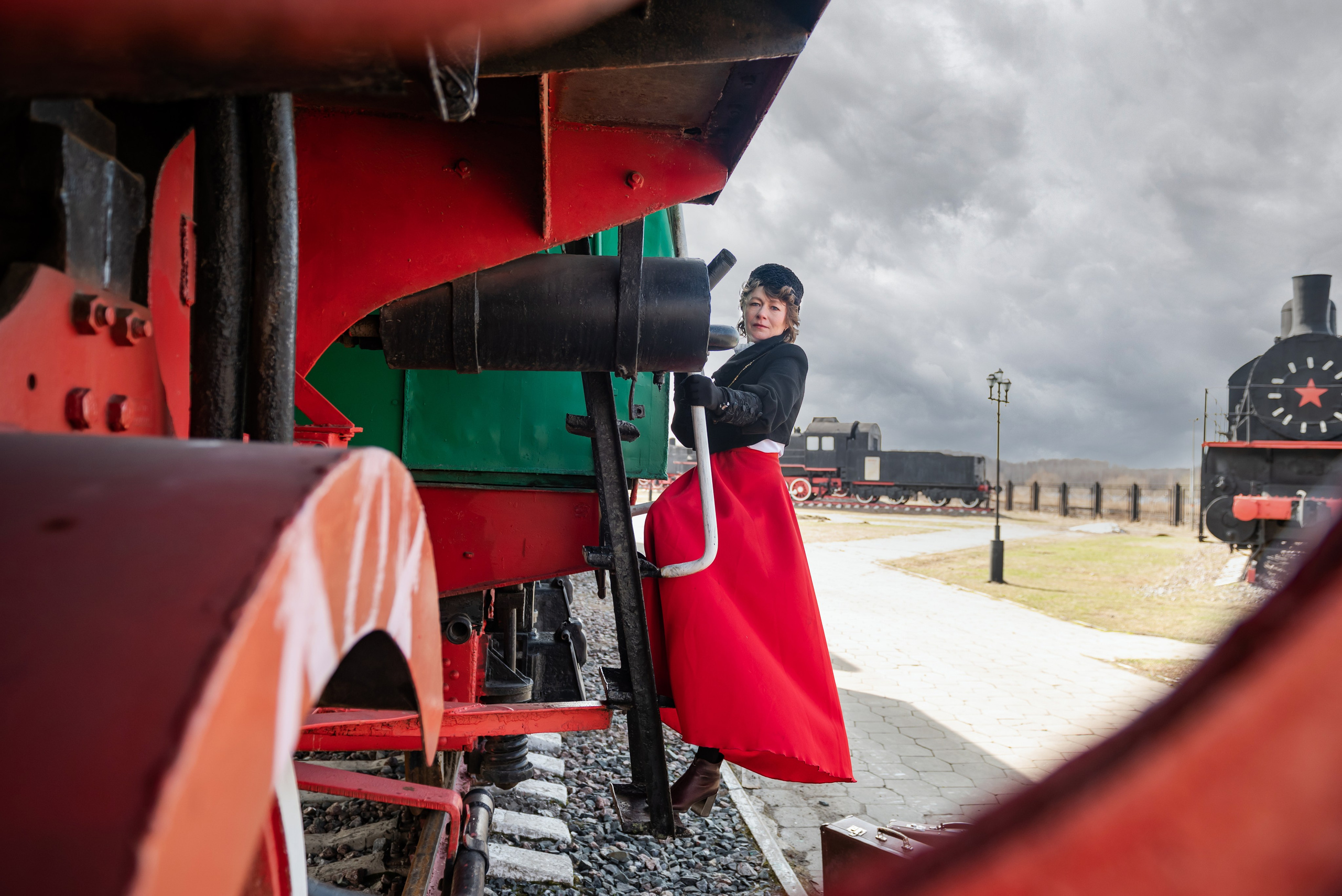 Наталья и Ретропоезд. Свадебный и семейный фотограф в Дзержинске Екатерина Шулакова
