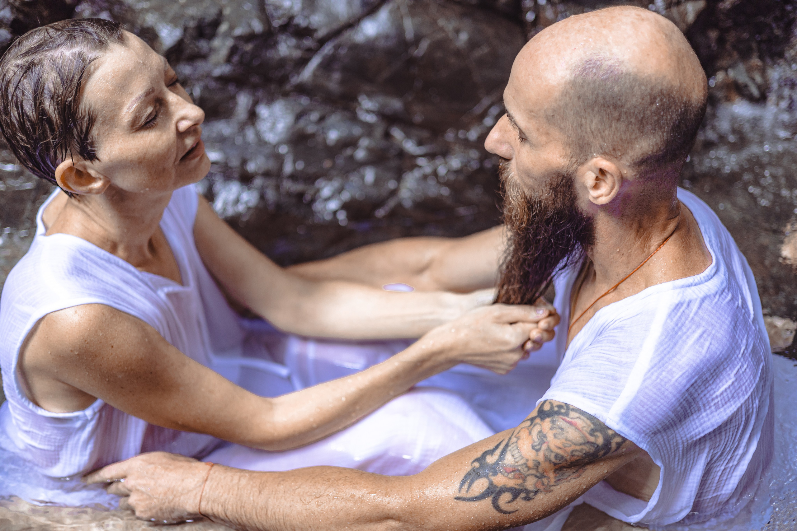 Soul wedding with a nature connection. Family, portrait, content photo in Costa Rica Evgeniya Besprozvannykh