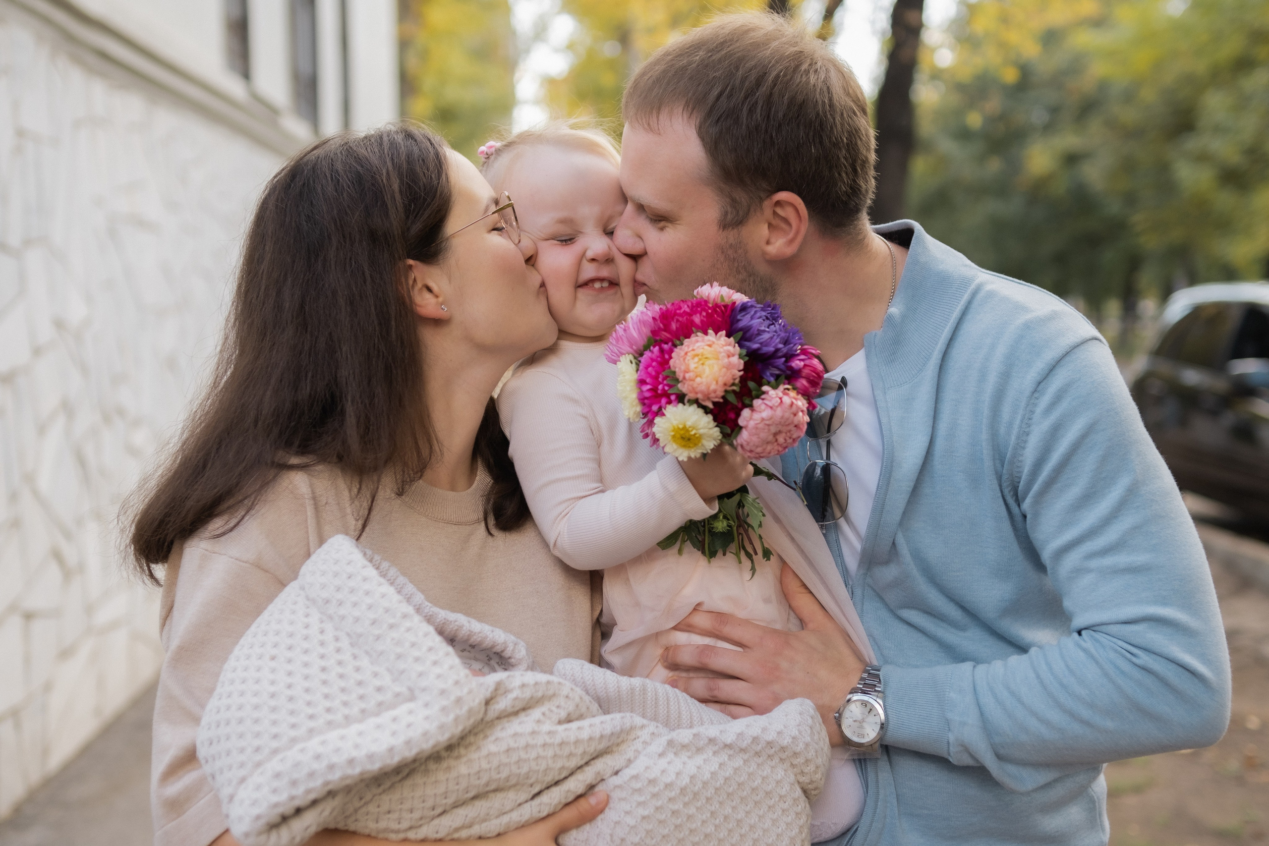 Мирон, первый день дома. Семейный фотограф Уфа Головченко Анастасия