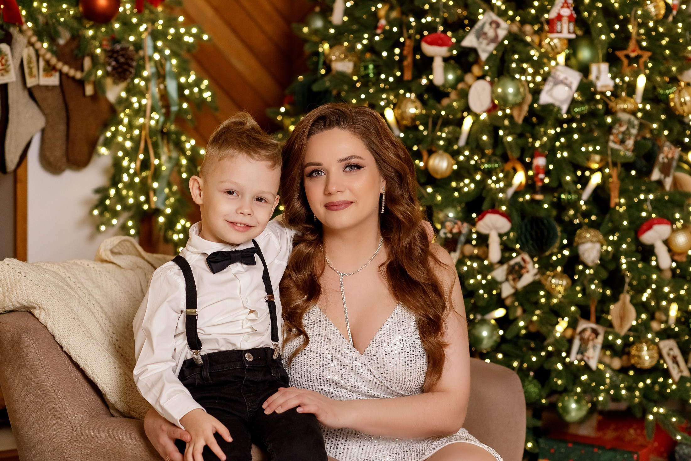 Семейная фотосессия. Фотограф Симонова Юлия. Пенза. Новогодняя фотосессия