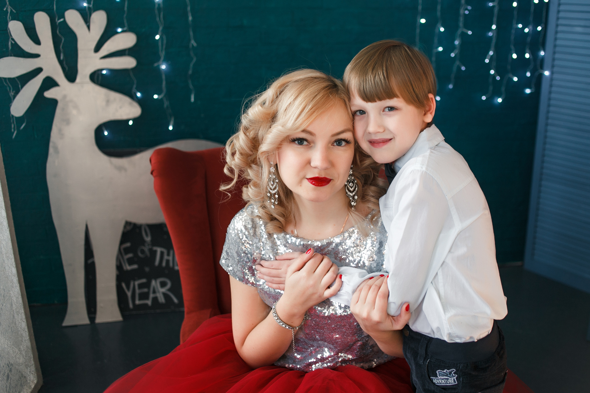 Новогодняя фотосессия мама и сын. Свадебный фотограф во Владивостоке и Славянке