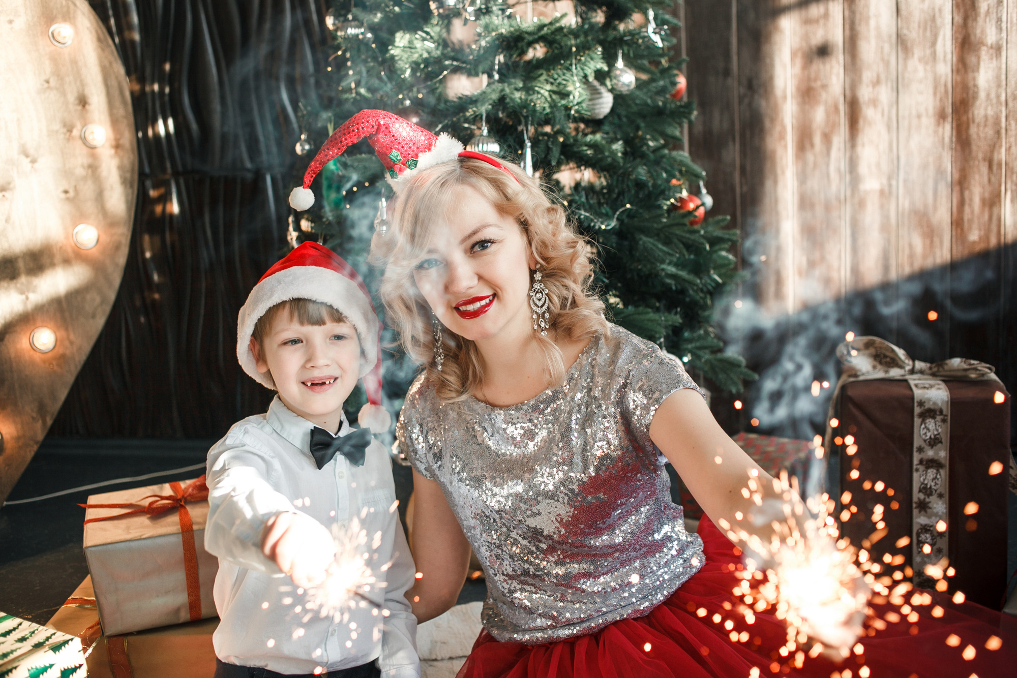 Новогодняя фотосессия мама и сын. Свадебный фотограф во Владивостоке и Славянке
