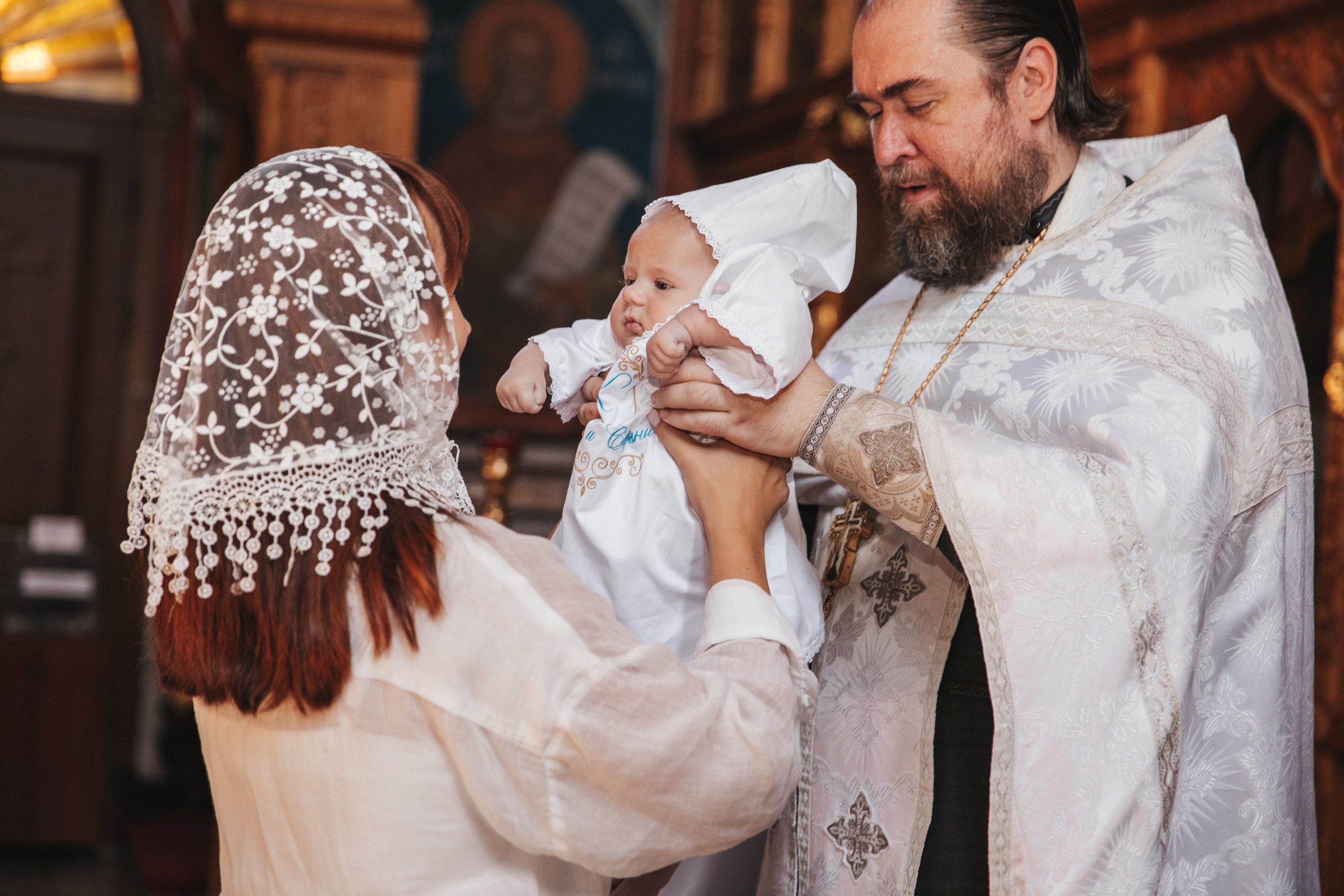 Таинство крещения Кирилла. Фото о ВАЖНОМ