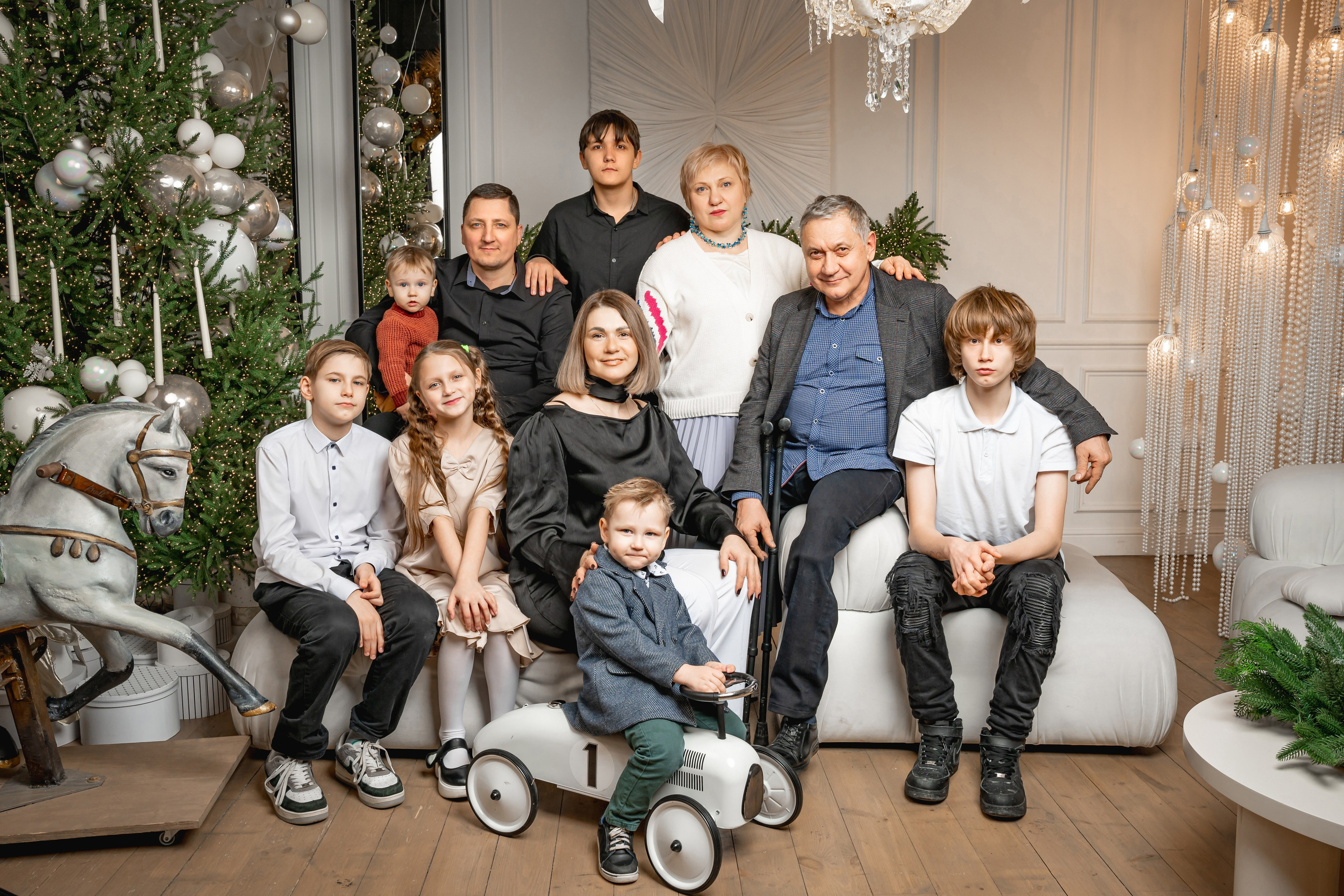 Семейные съёмки в студии. Фотограф Валентина Полунина