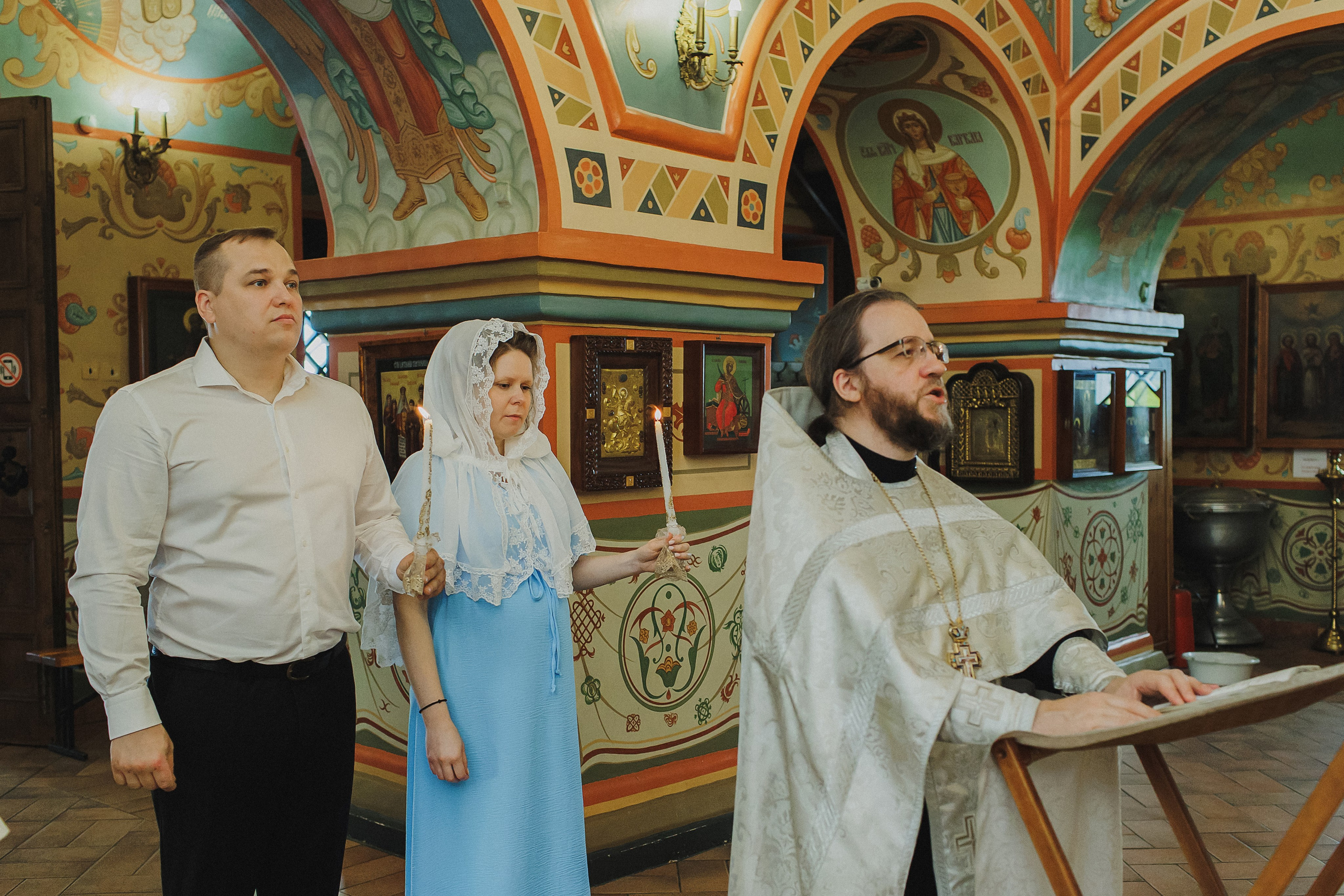Фотосессия таинства венчания в Люберцах. Фотограф в Москве и Люберцах Анна Ушакова
