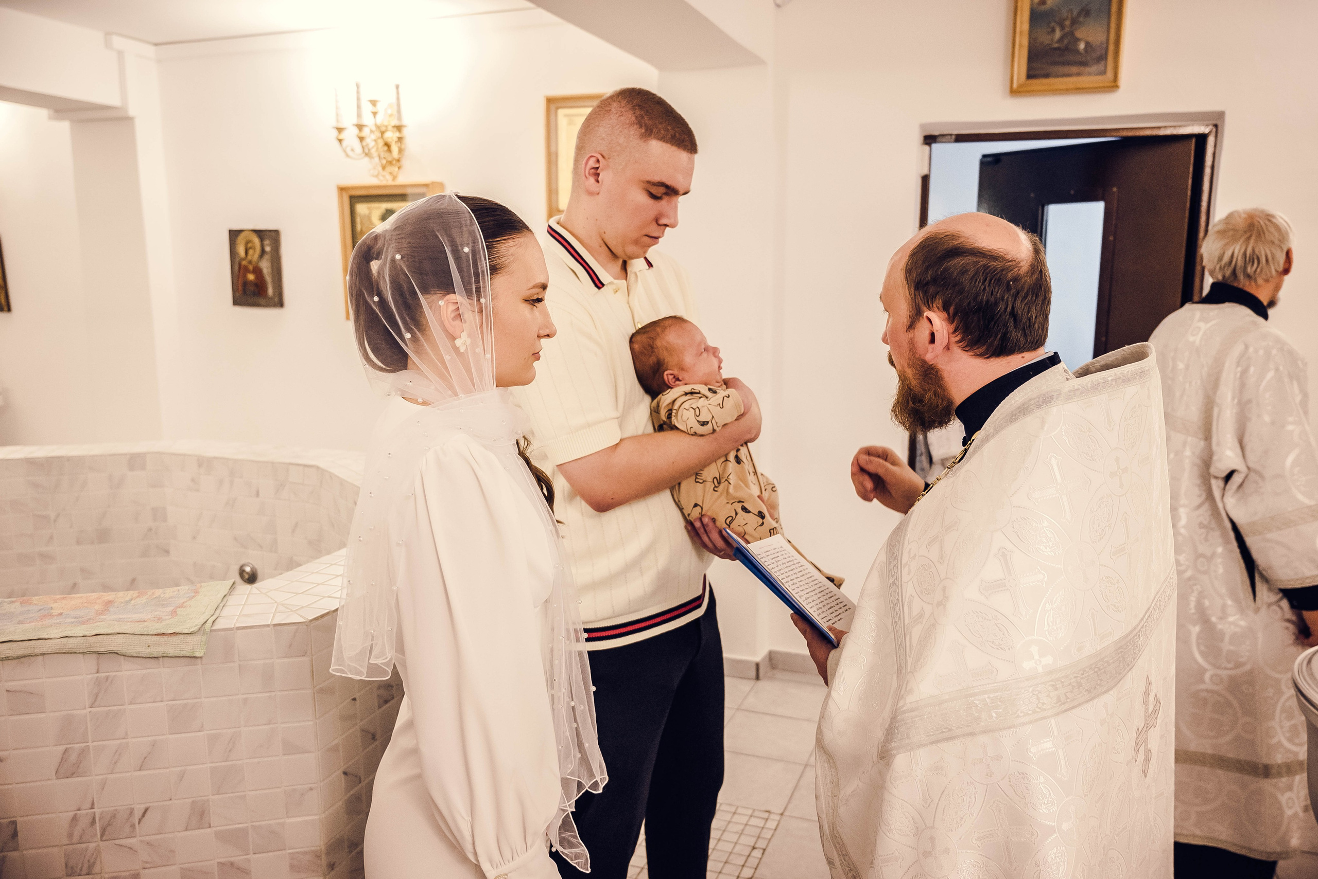 Крещение Мирона. Семейный и детский фотограф Москва