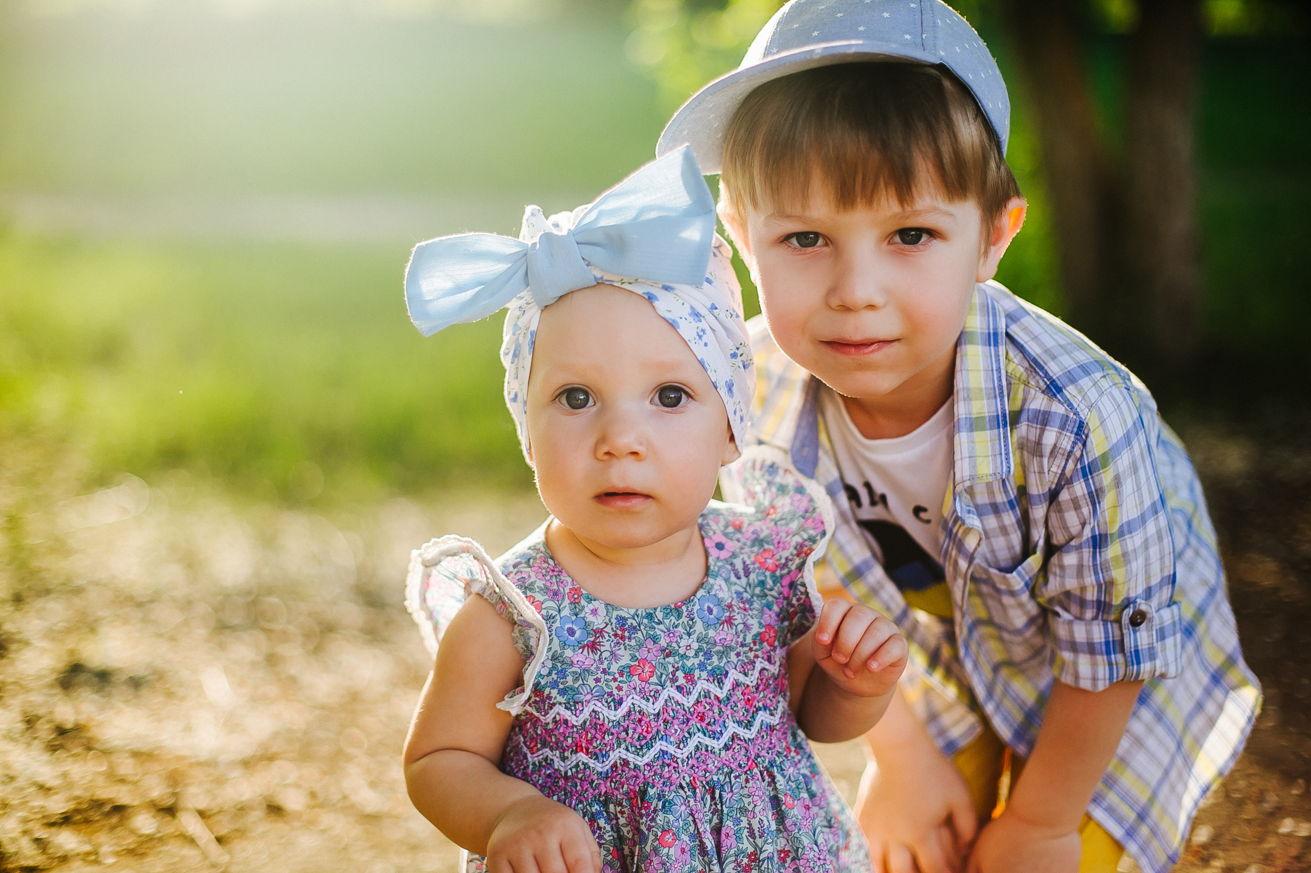 Миша, Маша и родители. Фотограф Полина Егорова город Тюмень