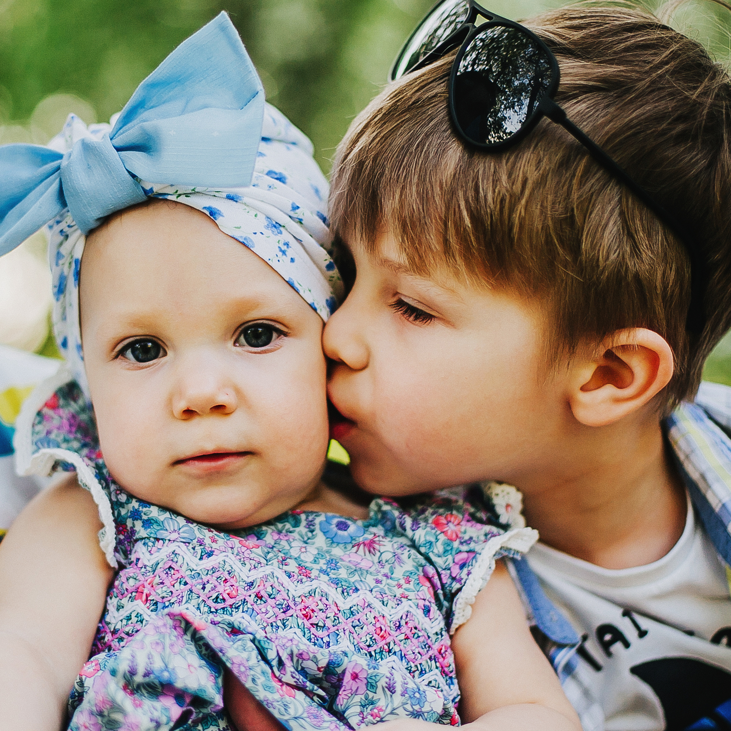 Миша, Маша и родители. Фотограф Полина Егорова город Тюмень