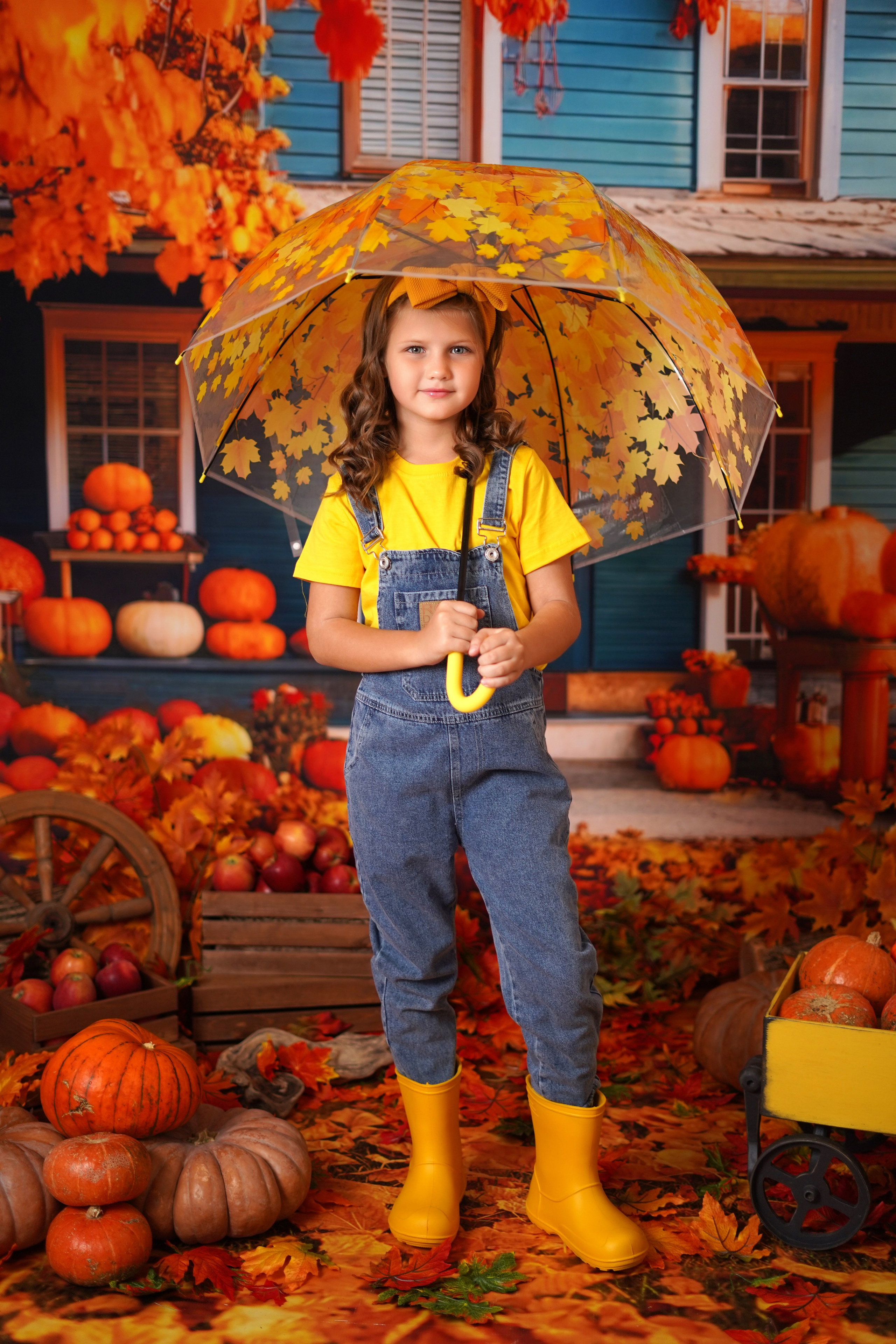 Осенний фотодень в студии Антураж. Детский семейный фотограф Краснодар