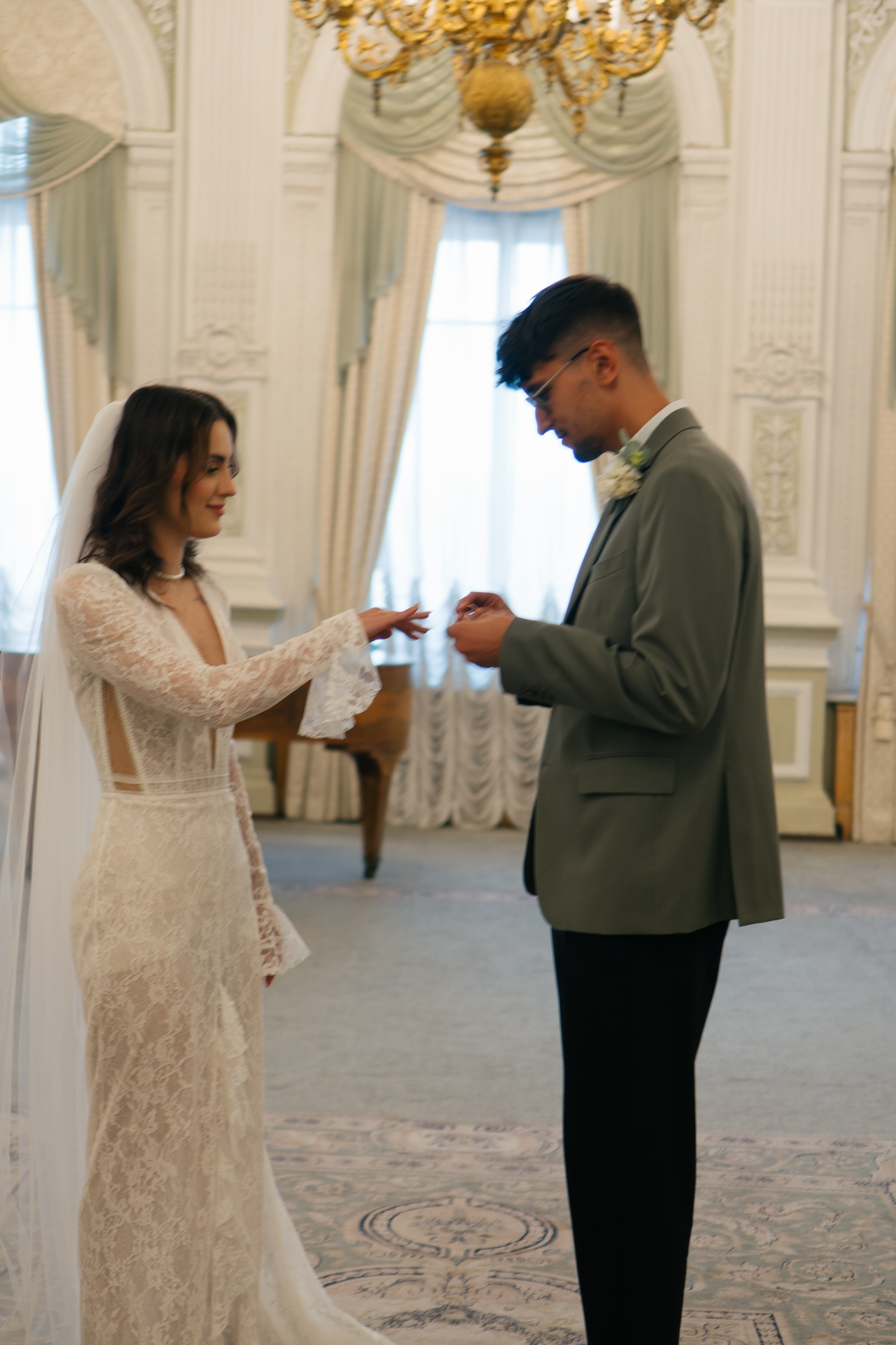 СВАДЕБНАЯ СЬЕМКА В ПЕРВОМ ДВОРЦЕ БРАКОСОЧЕТАНИЯ. Профессиональный фотограф, Санкт-Петербург — Виктория Богомолова