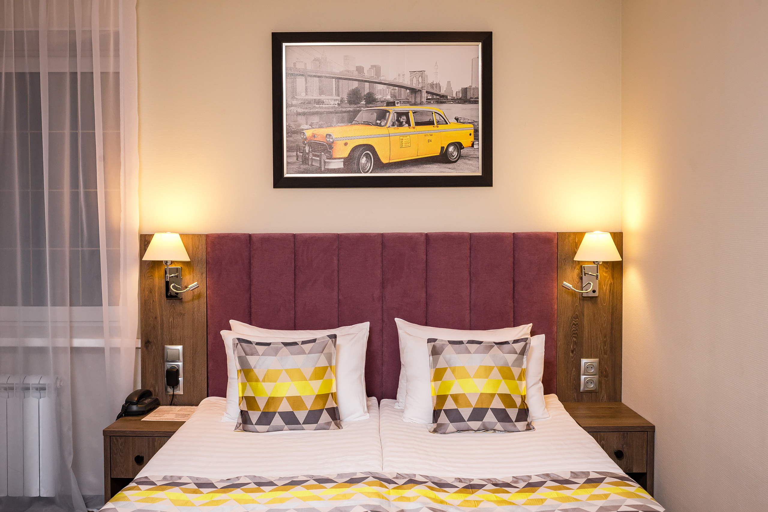 Интерьеры номеров отеля. Фотографиня Мария Дикова