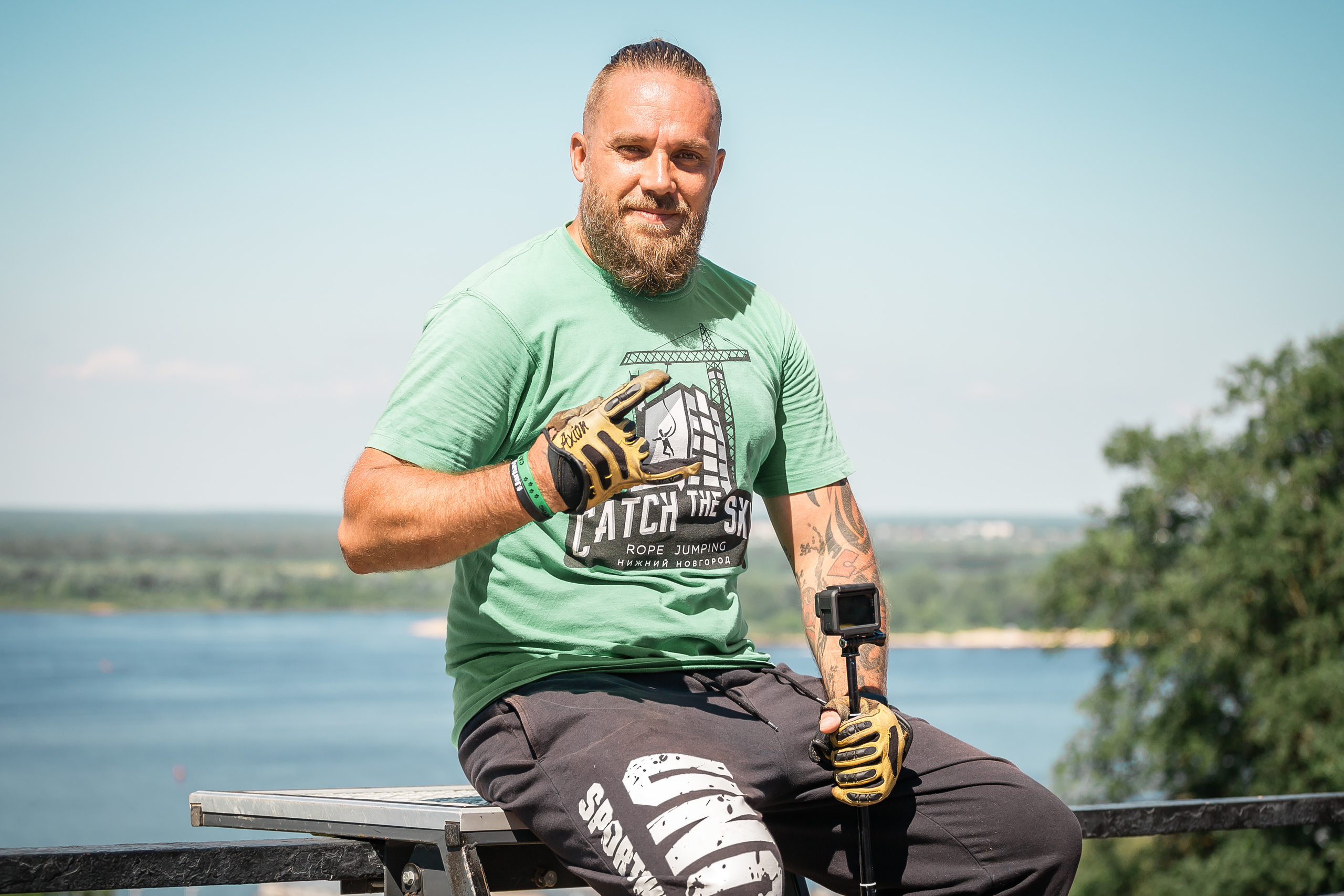 CATS Ropejumping Team — мост на Федоровского. Фотографиня Мария Дикова