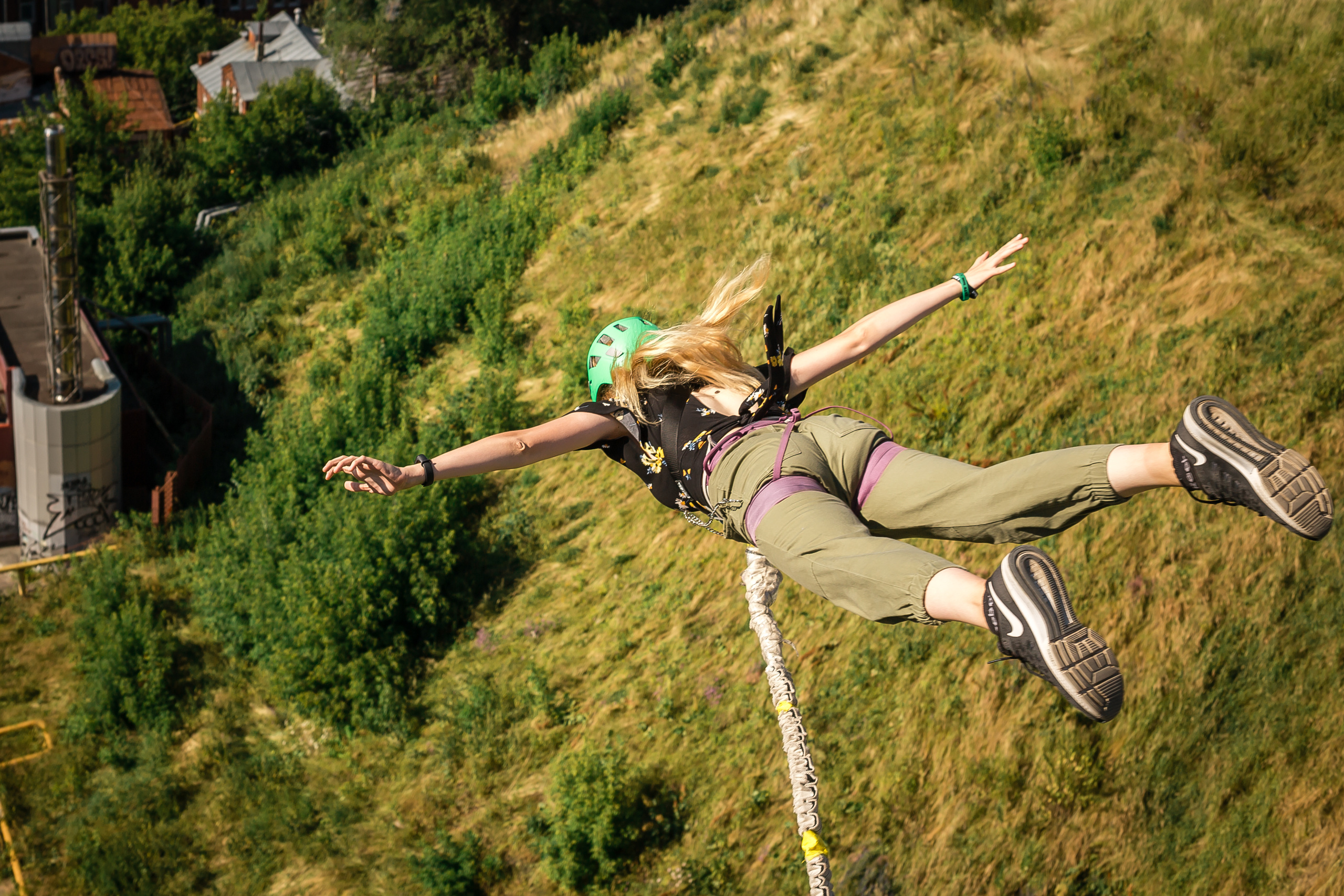CATS Ropejumping Team — мост на Федоровского. Фотографиня Мария Дикова